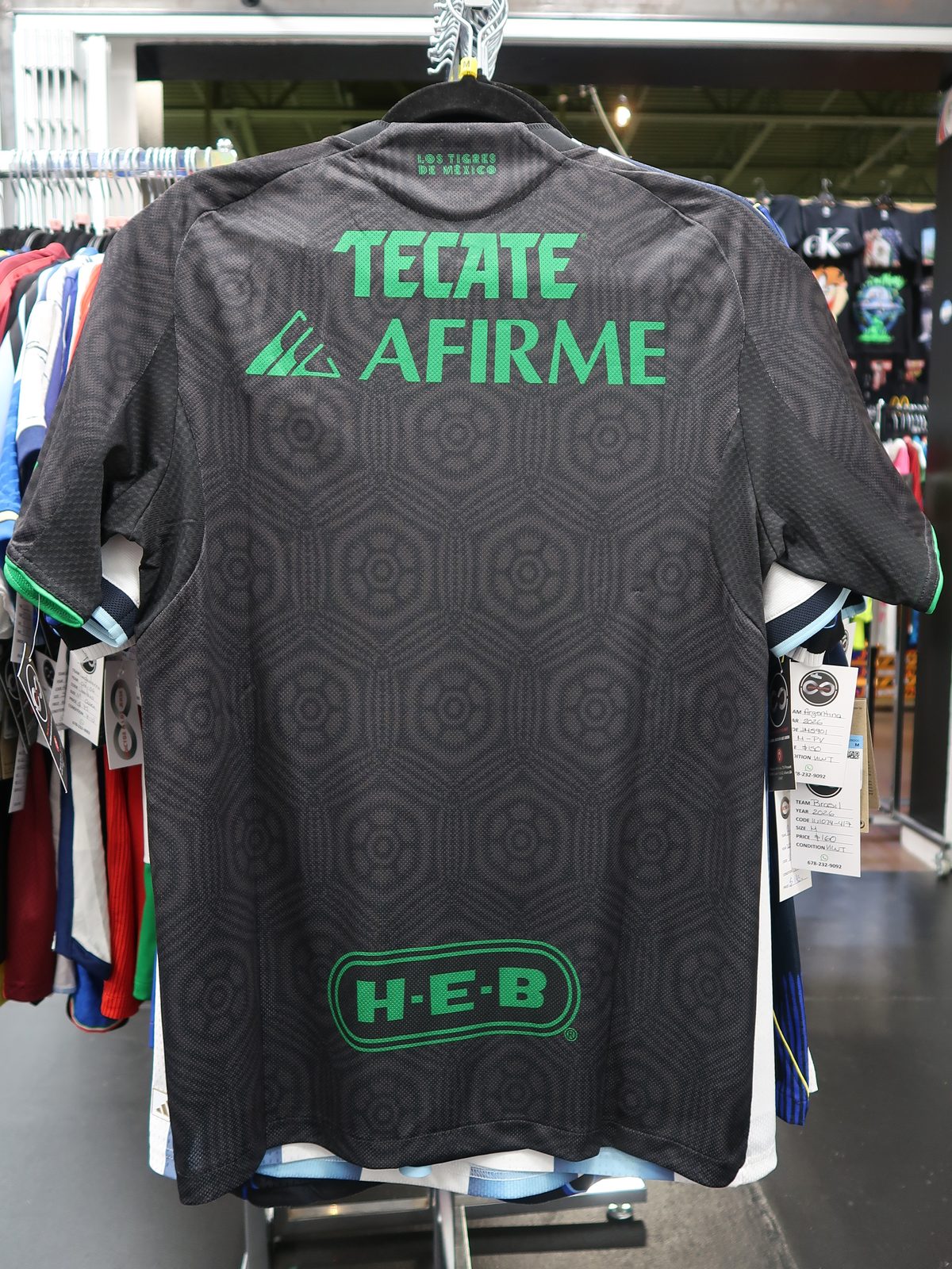 Tigres UANL 2025-26 Away Jersey back
