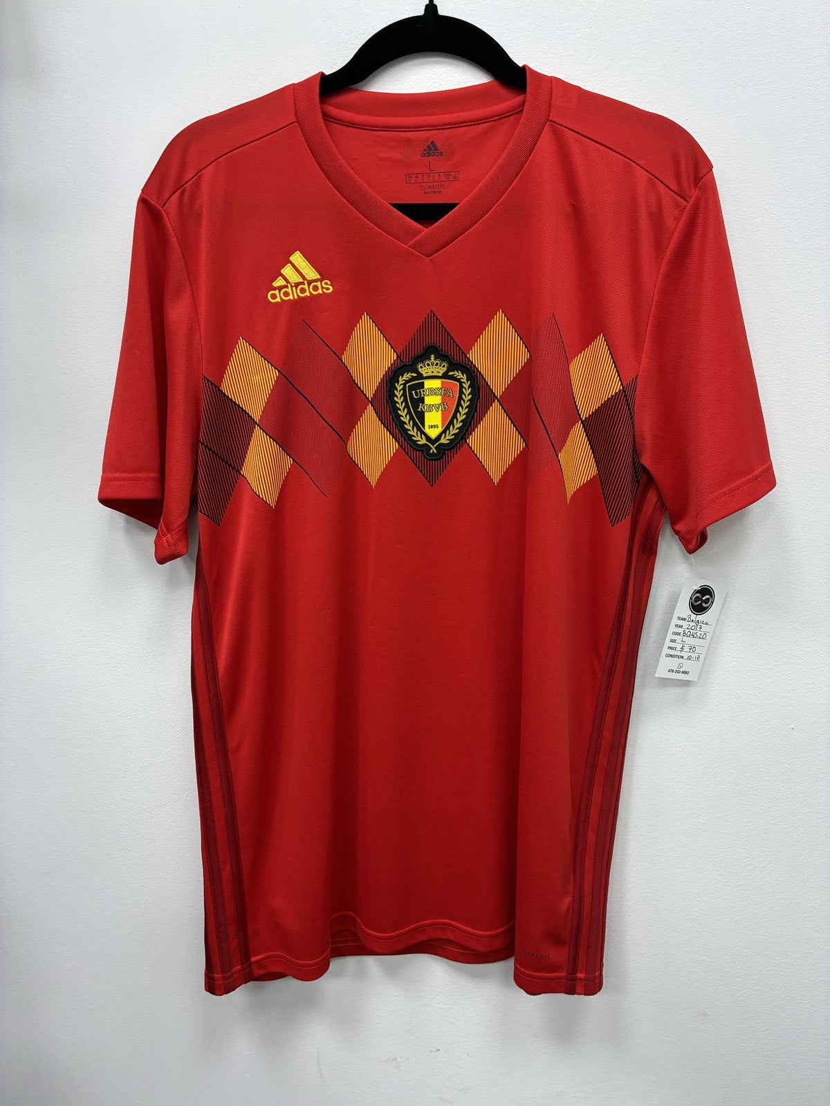 2017 Belgium Home Jersey Large