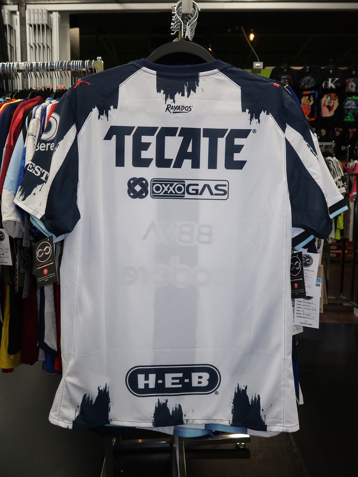 Monterrey Rayados 2025-26 Home Jersey back