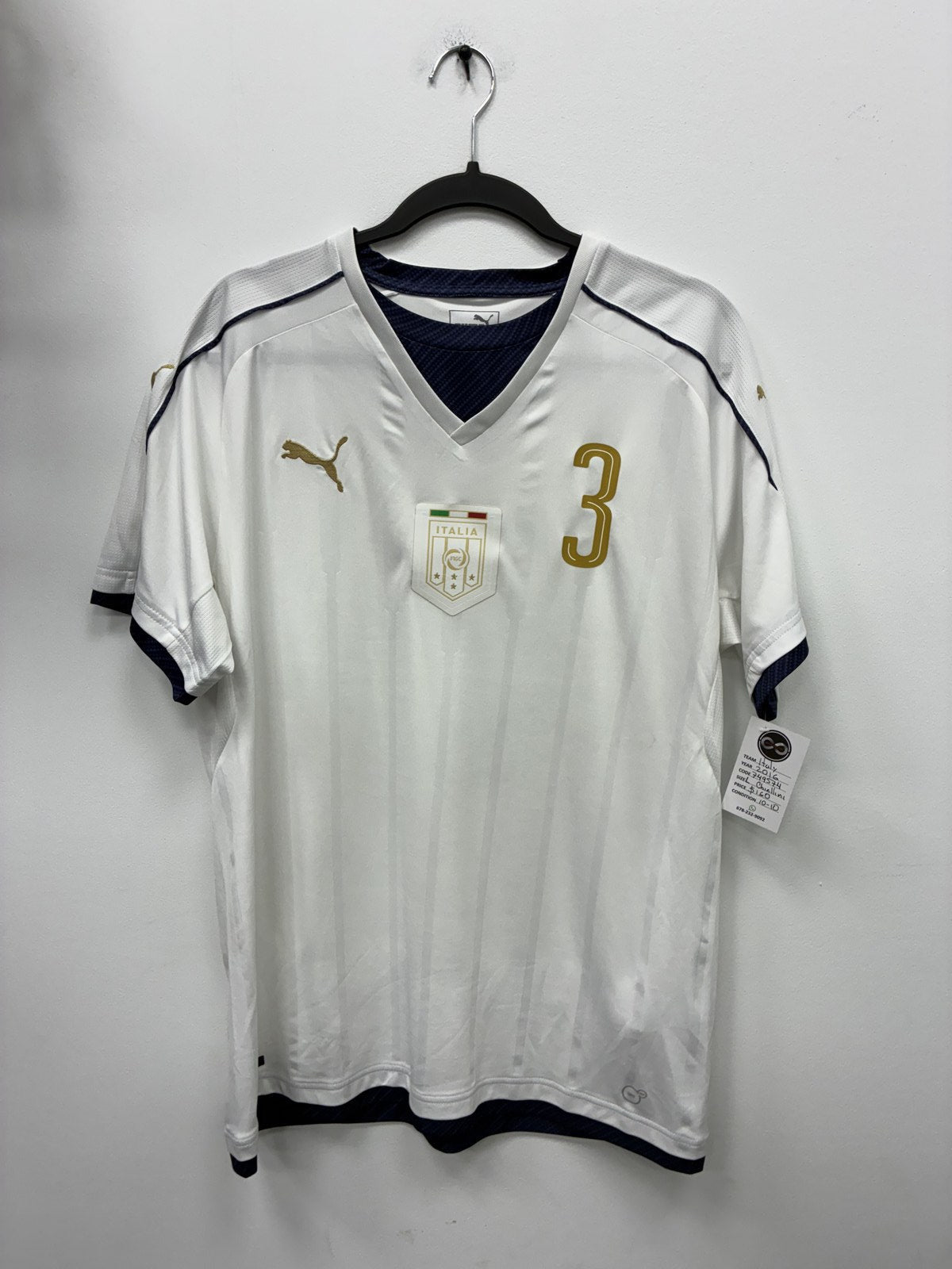 2016 Italy Away Jersey Large