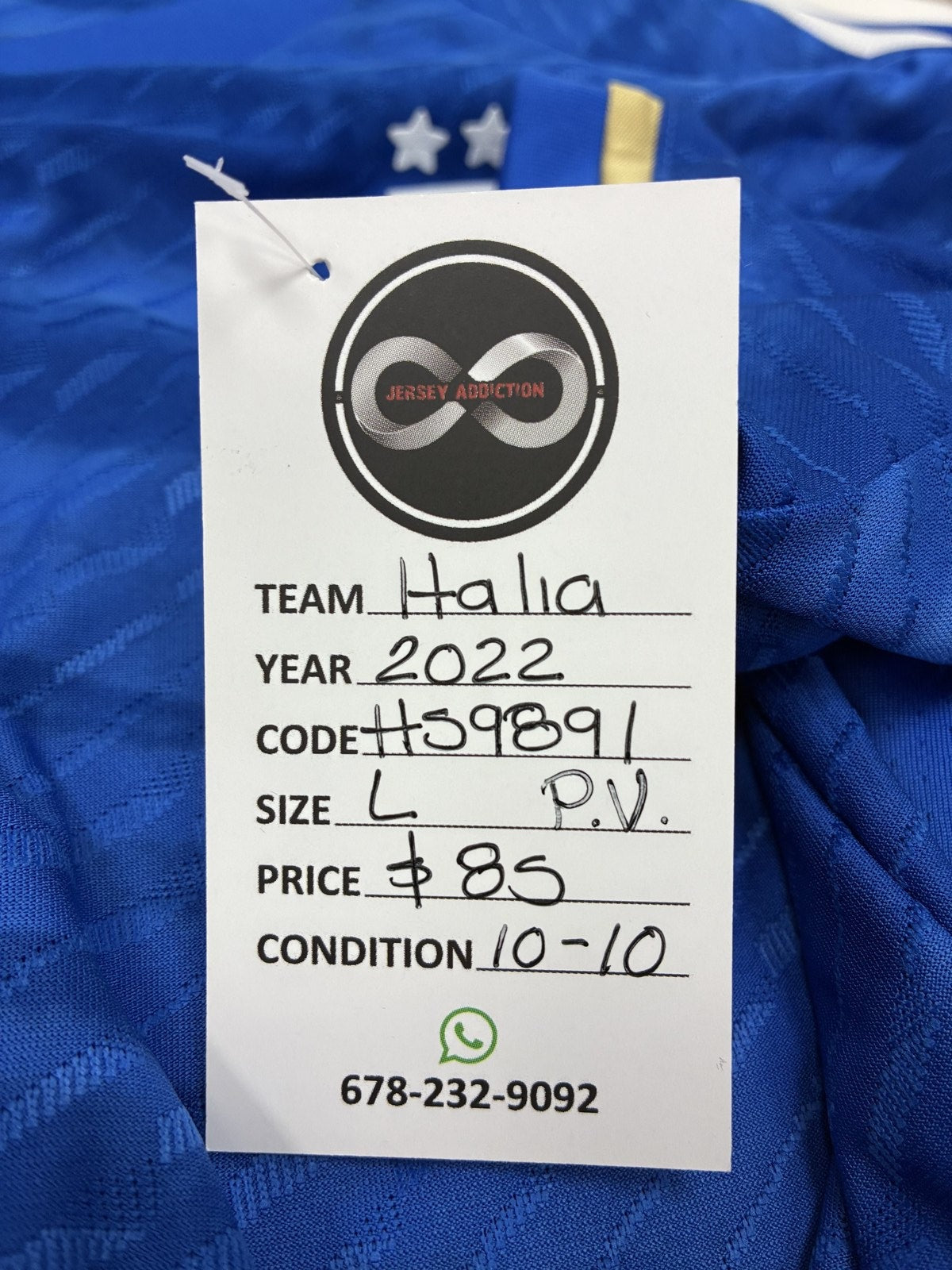 2024 Italy Home Jersey Large