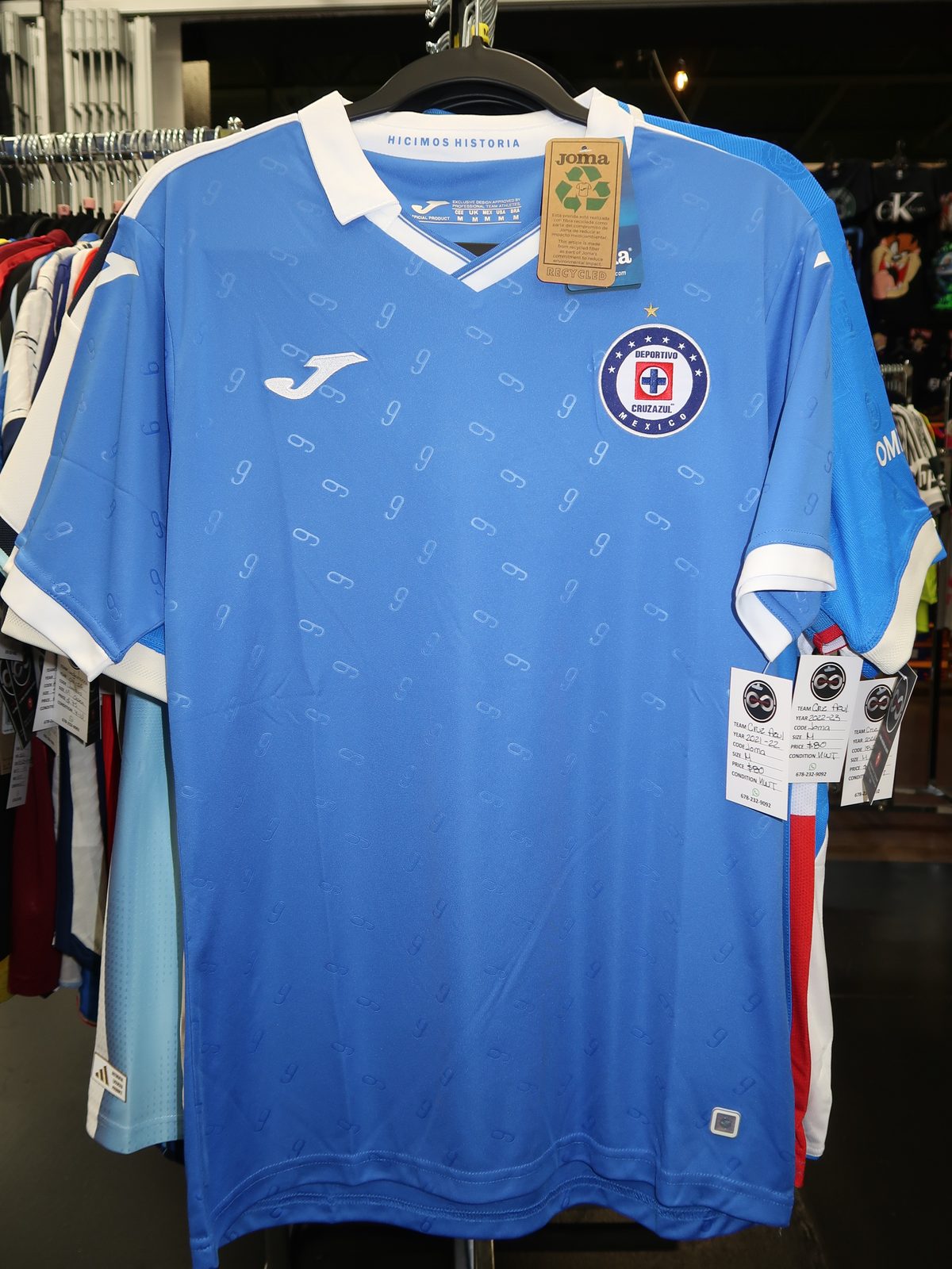 Cruz Azul 2021-22 Home Jersey front