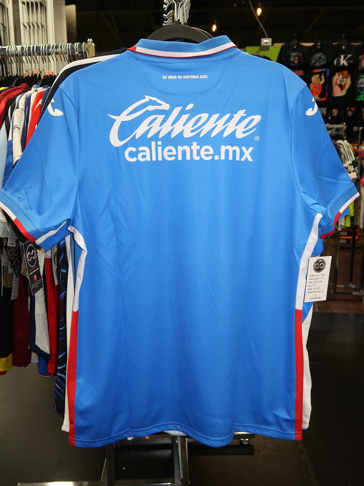 Cruz Azul 2022-23 Home Jersey back