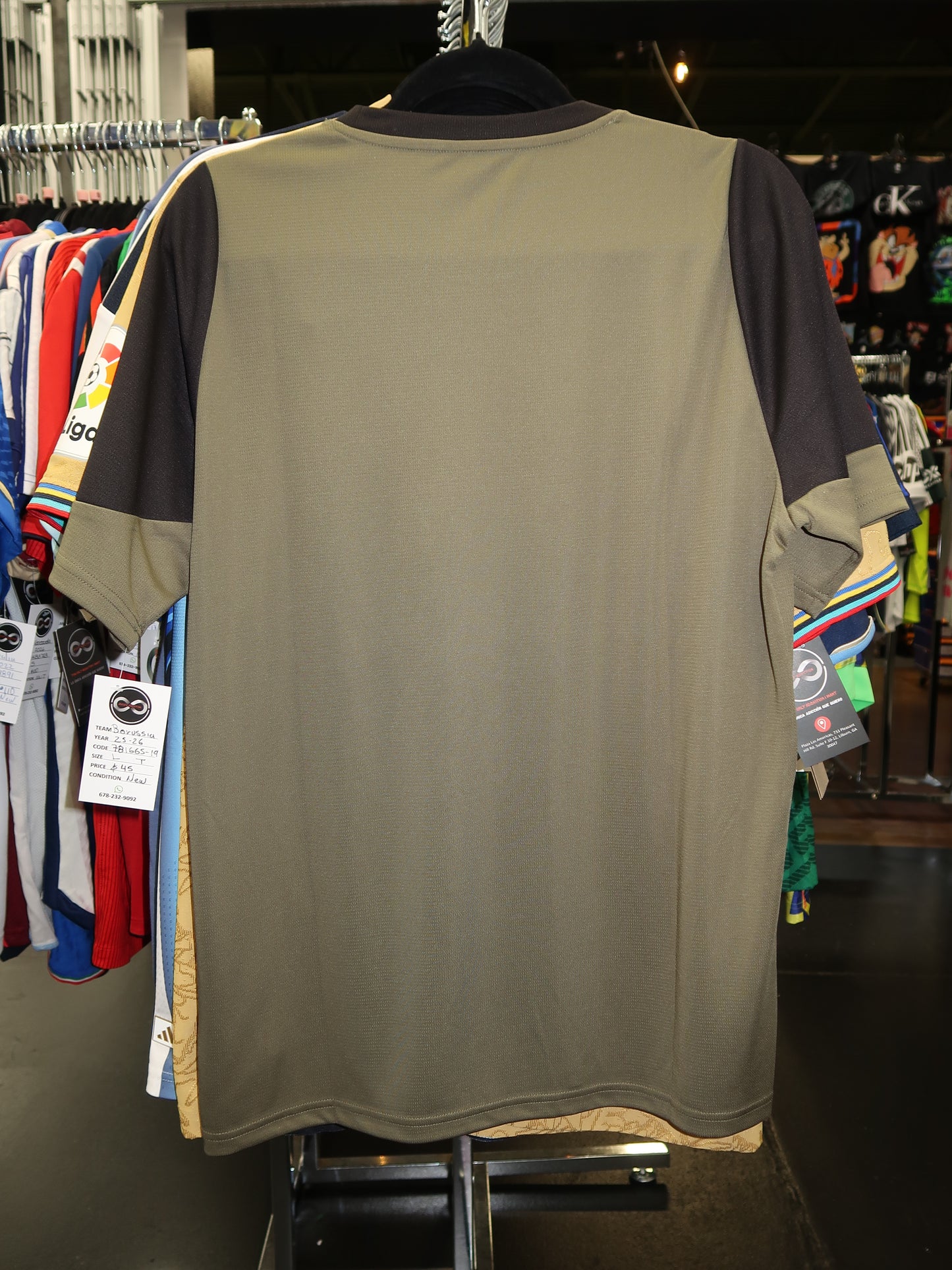 2025 Borussia Dortmund Training Jersey back
