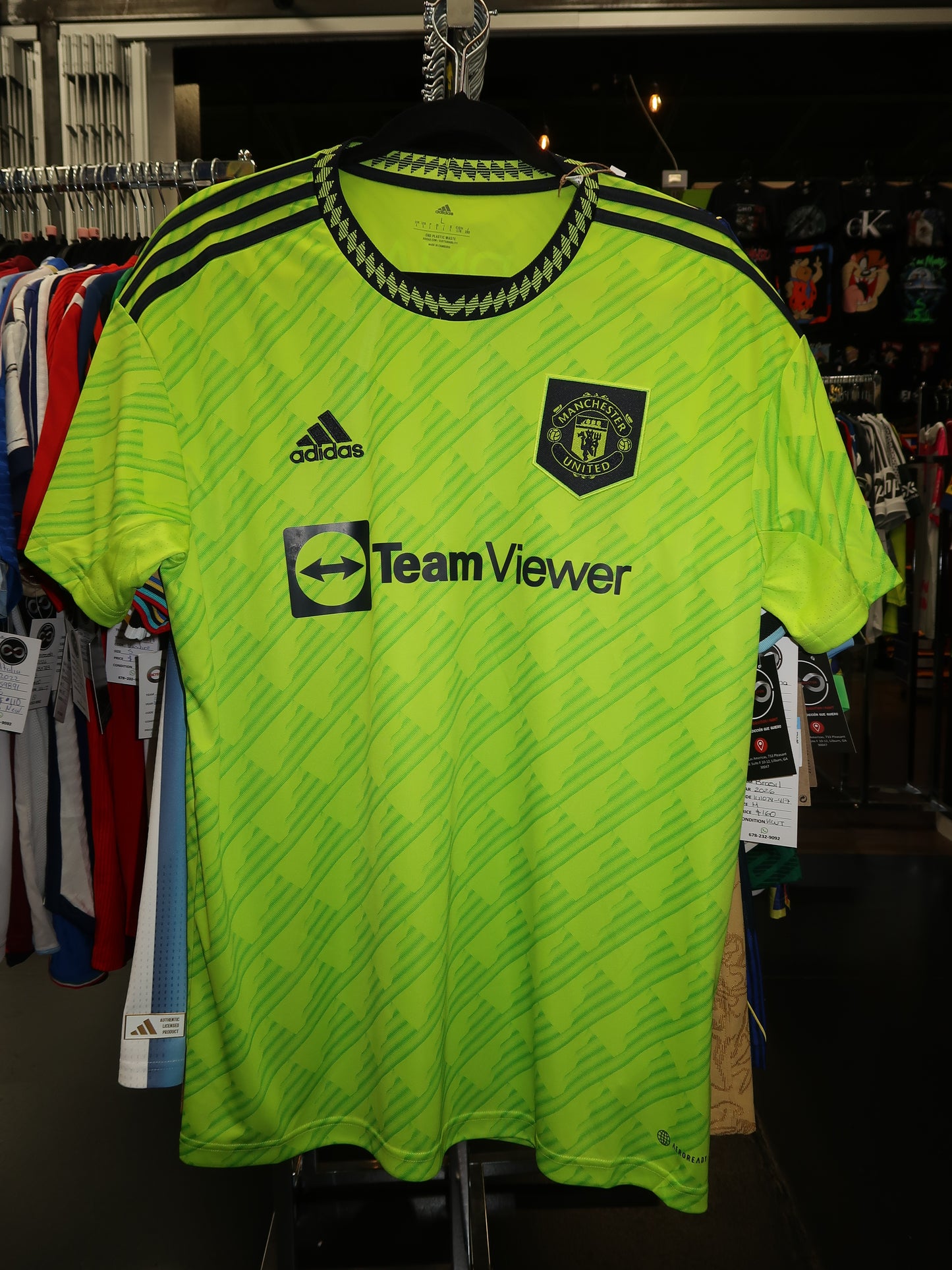2022-23 Manchester United Garnacho 49 Away Jersey front