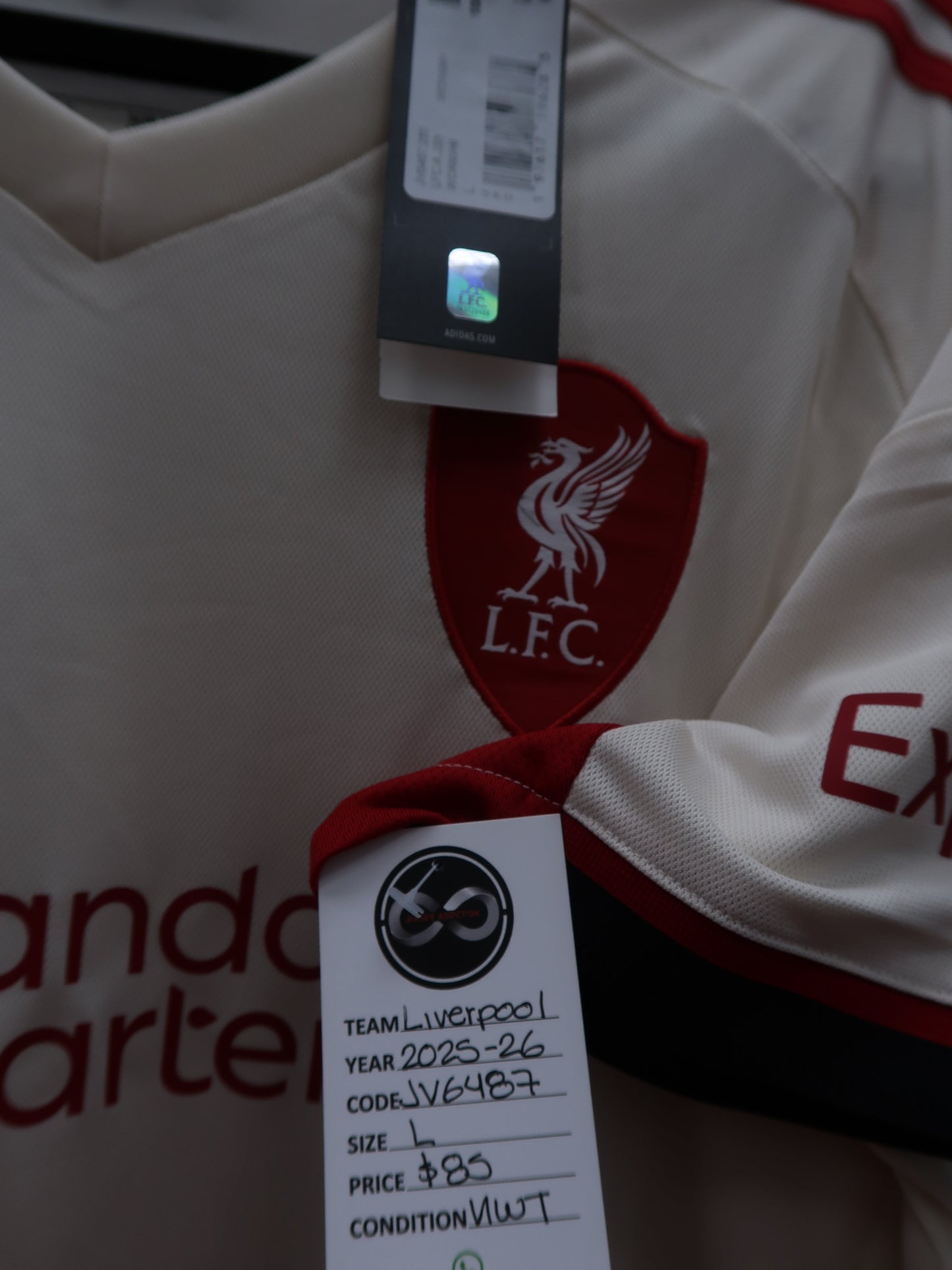 2025-26 Liverpool Away Jersey tag