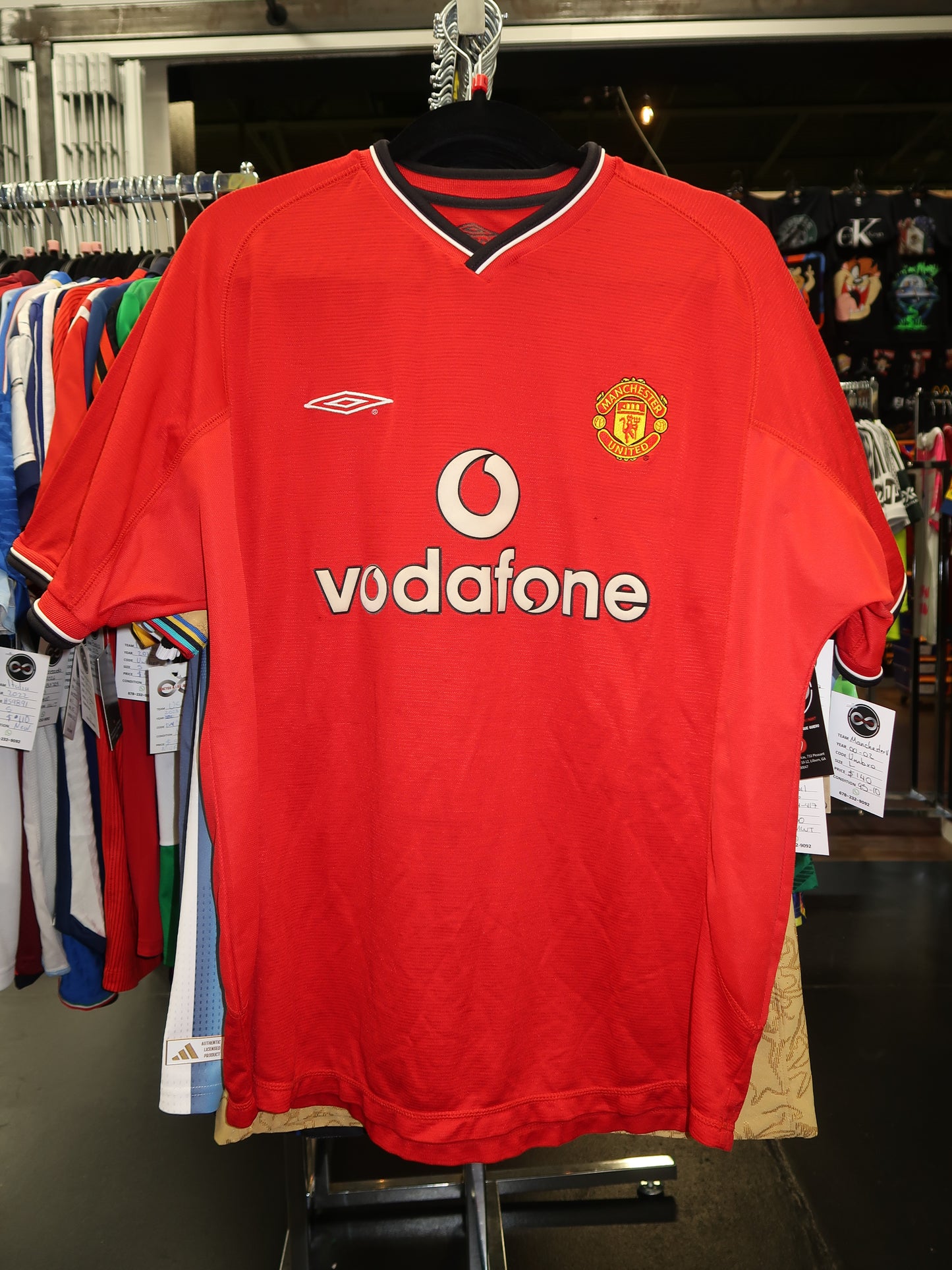 2000-02 Manchester United Home Jersey front