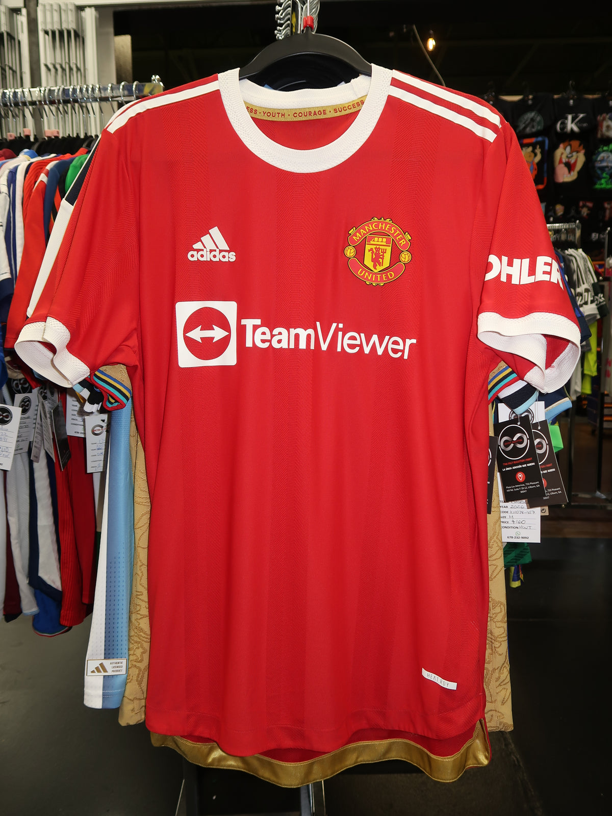 2021-22 Manchester United Ronaldo 7 Home Jersey front