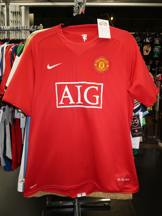 2007-08 Manchester United Home Jersey front
