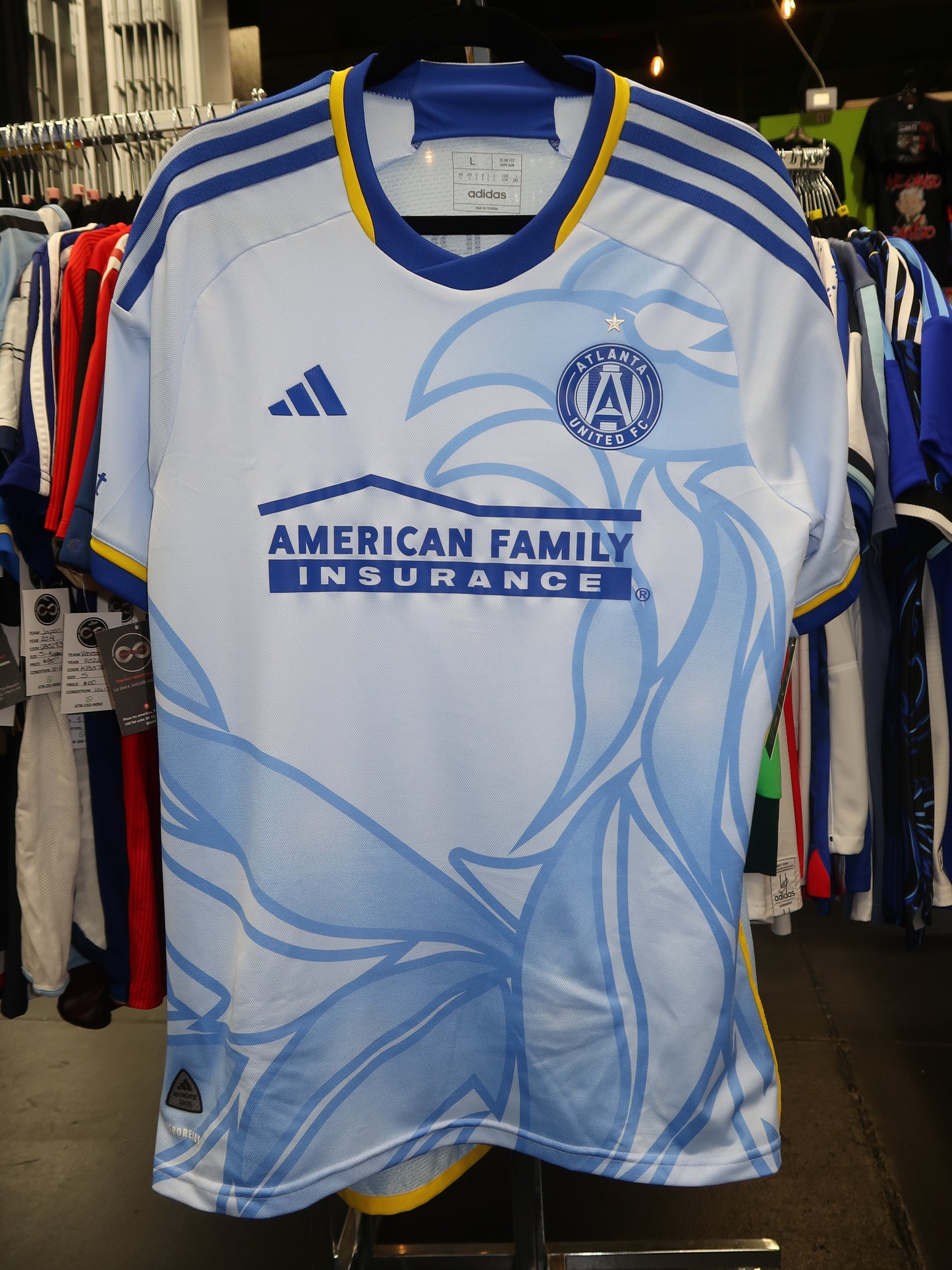 2023-24 Atlanta United Saba 9 Resurgens Jersey front