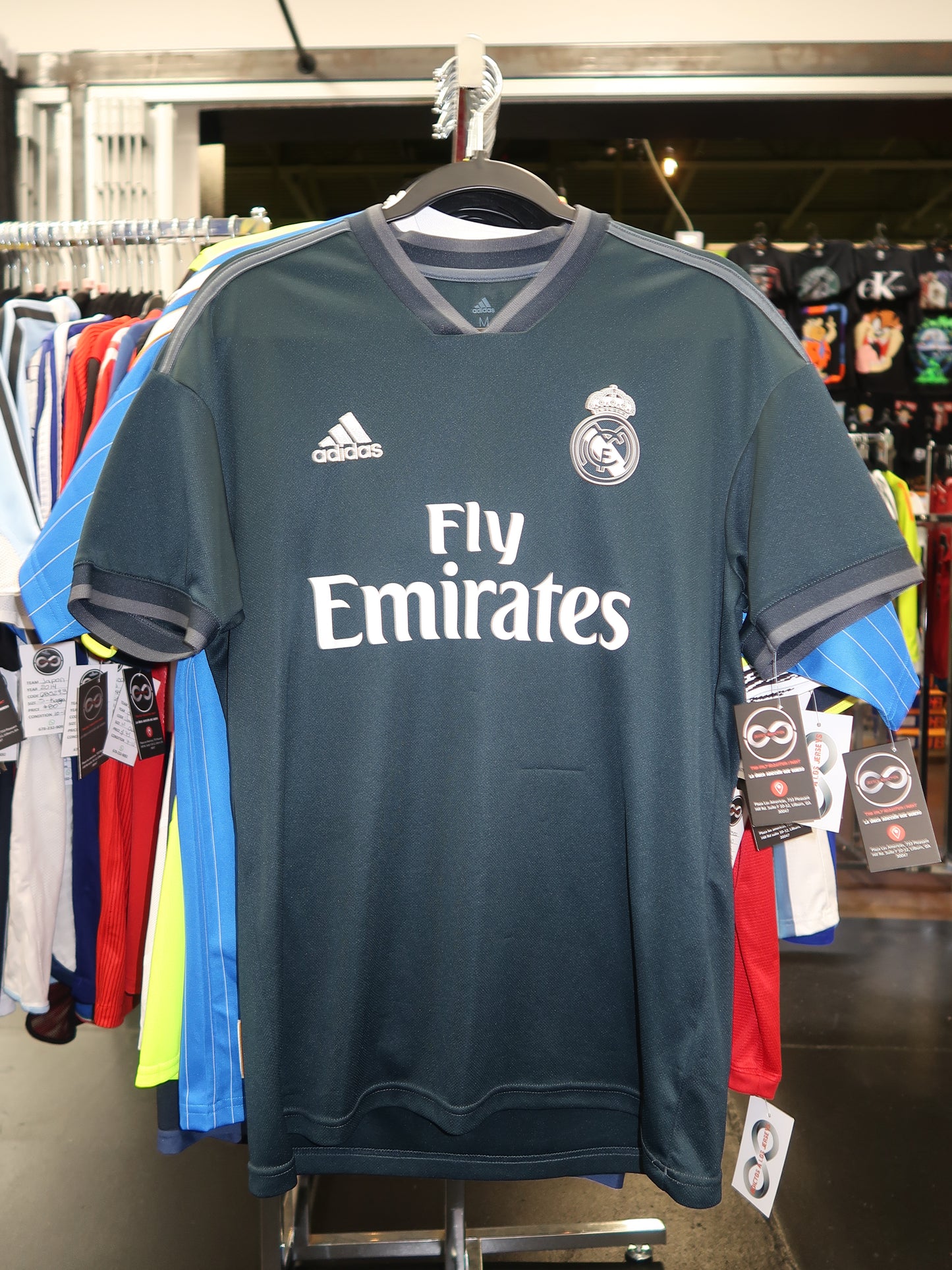 2018 Real Madrid Benzema 9 Away Jersey front