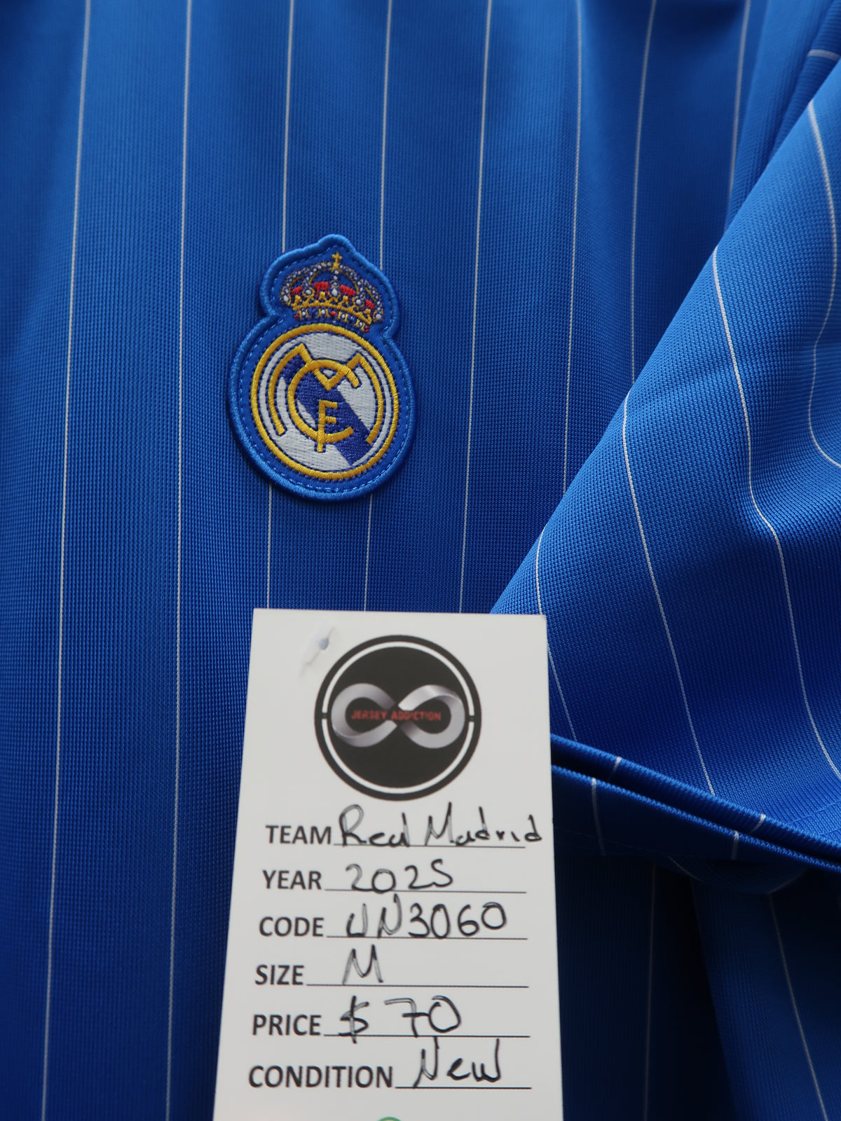 2025 Real Madrid Originals Jersey tag
