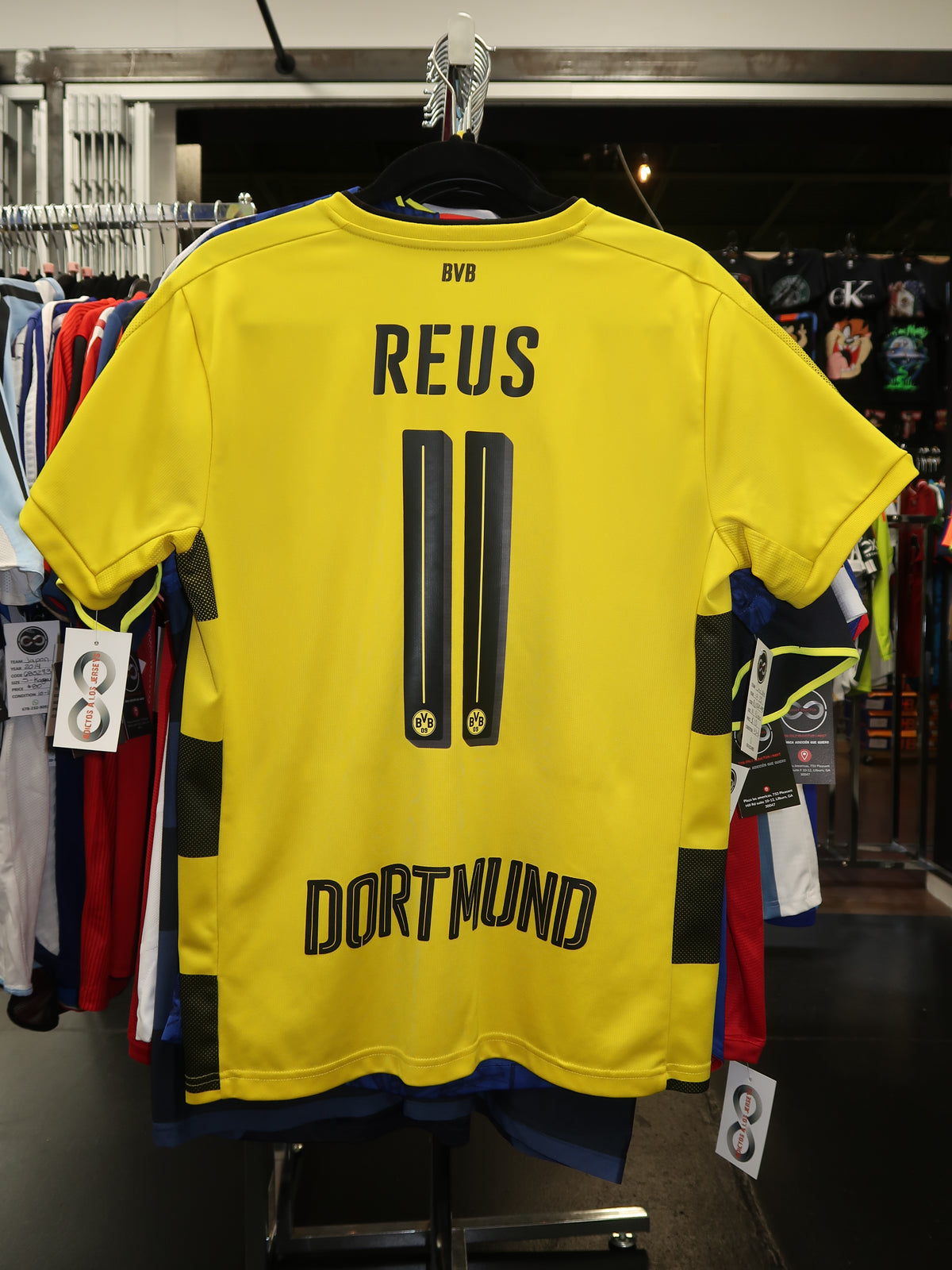 2019-20 Borussia Dortmund Reus 11 Home Jersey back