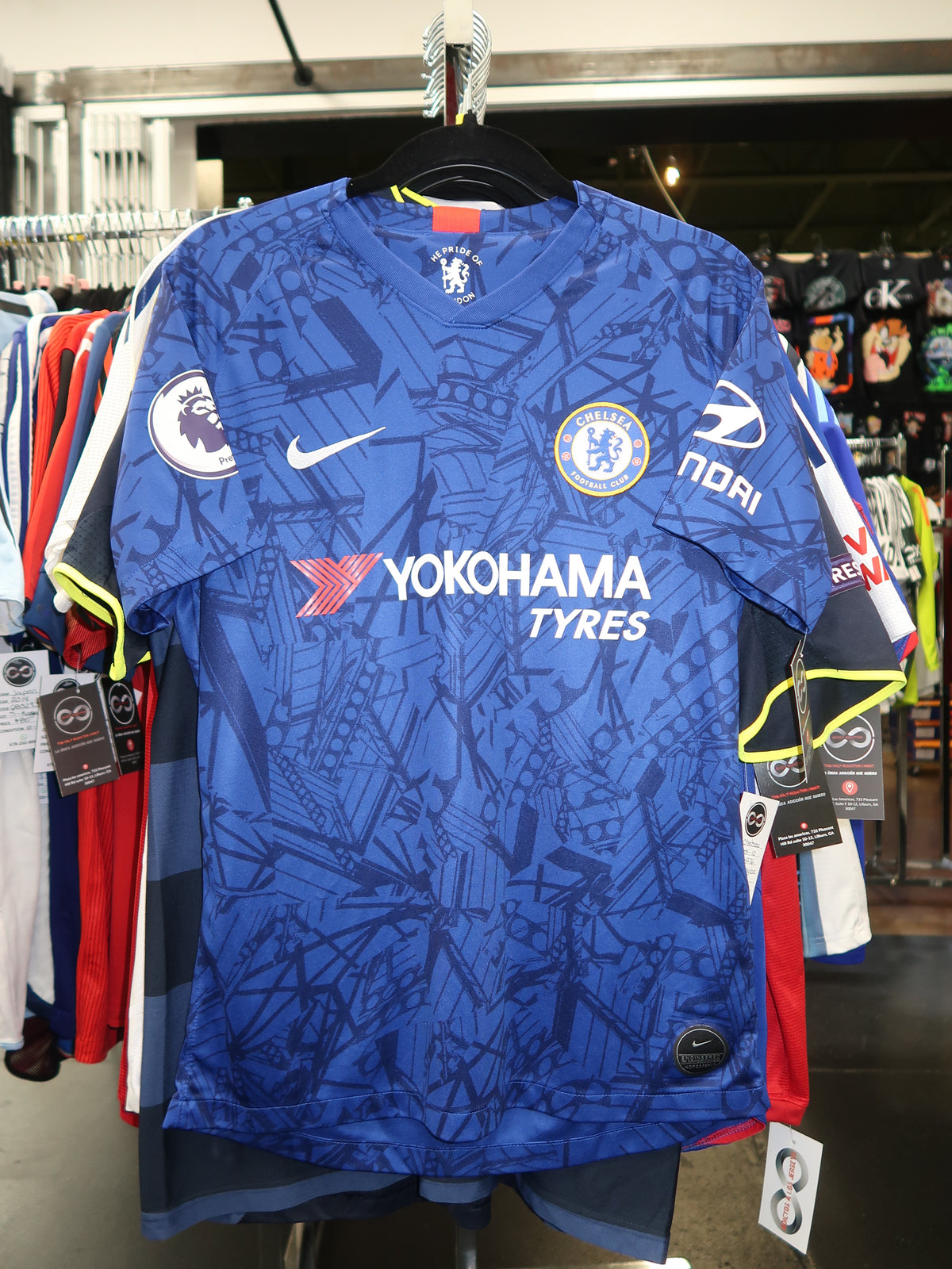 2019-20 Chelsea Pulisic 22 Home Jersey front