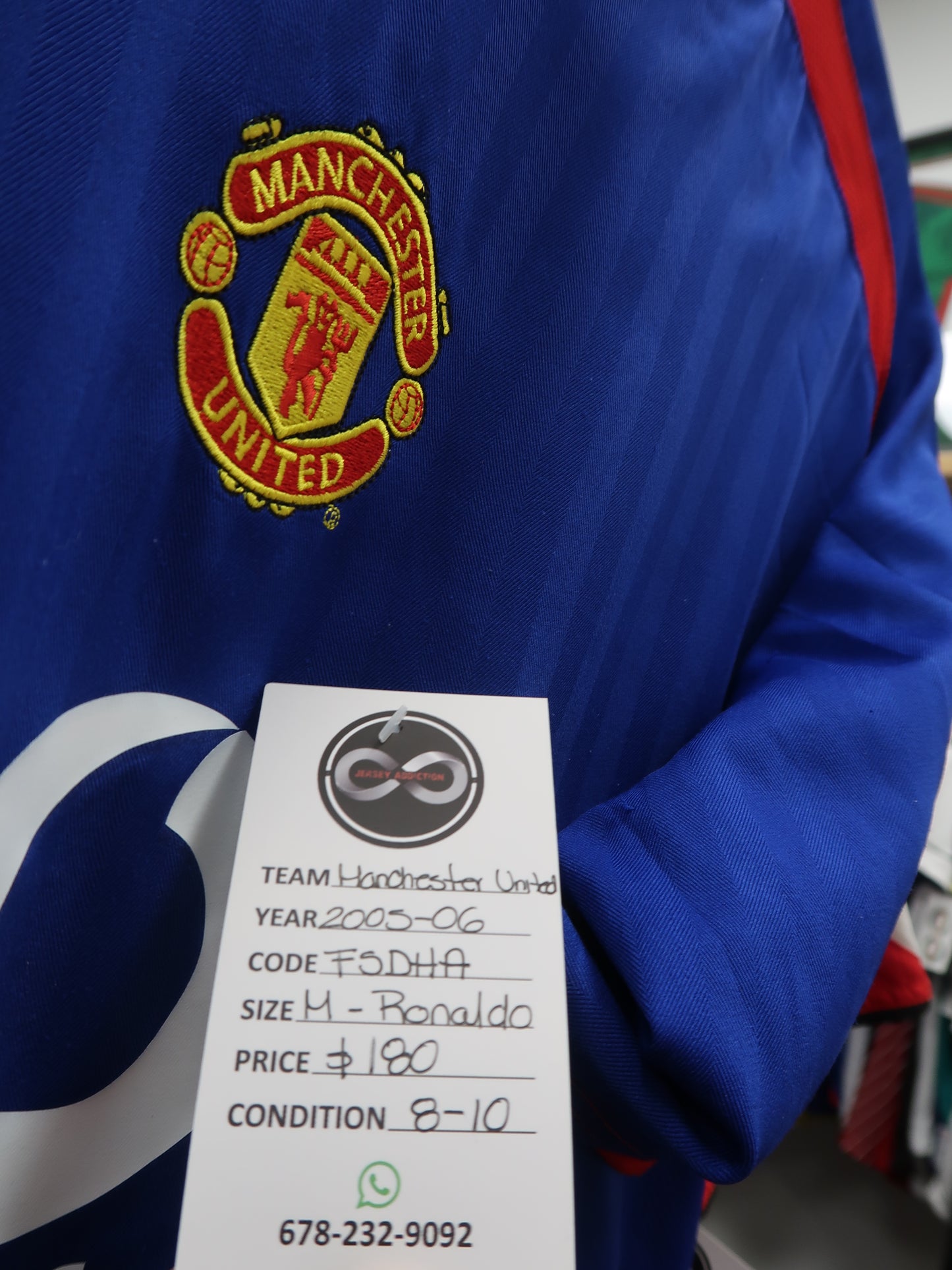 2005-06 Manchester United Ronaldo 7 Away Jersey