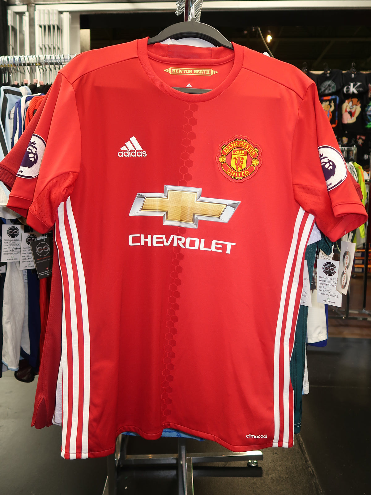 2016-17 Manchester United Pogba 6 Home Jersey