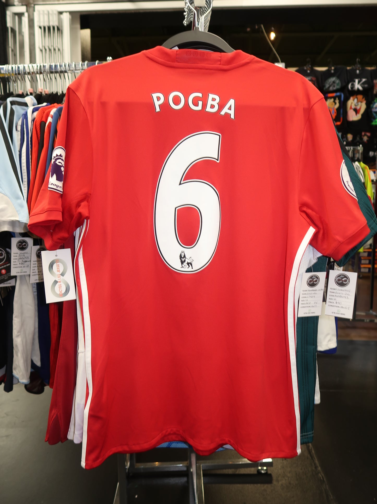 2016-17 Manchester United Pogba 6 Home Jersey