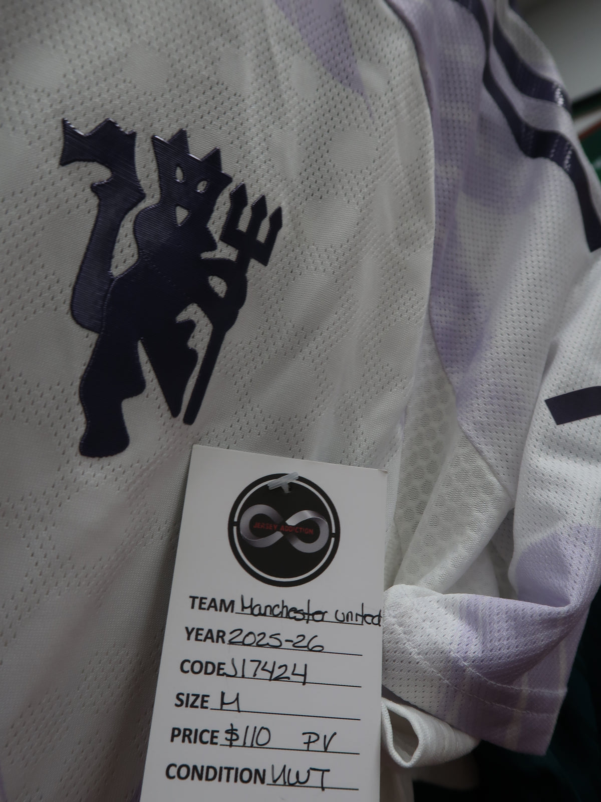 2025-26 Manchester United Away Player Version Jersey