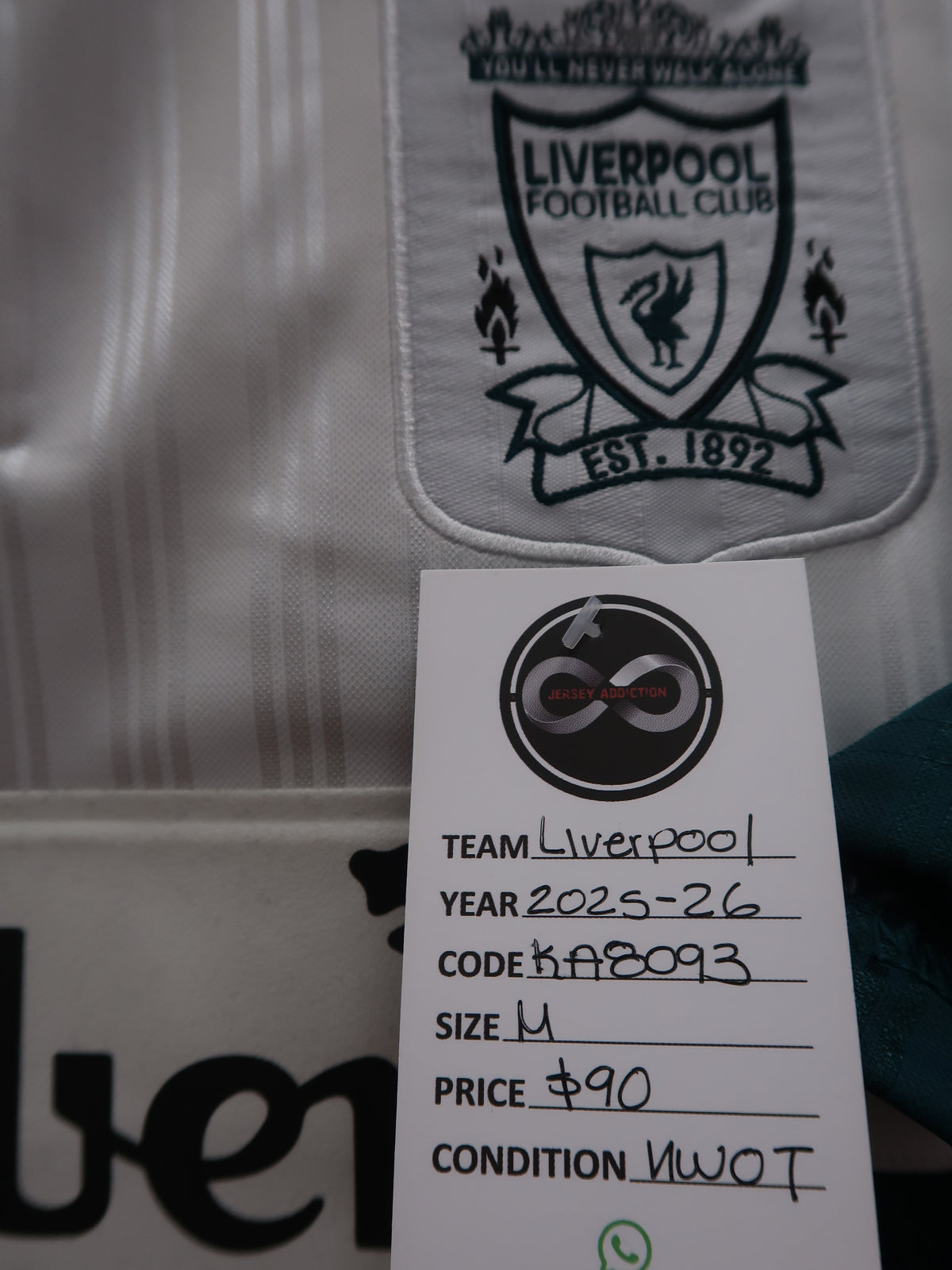 1995-96 Liverpool Away Jersey