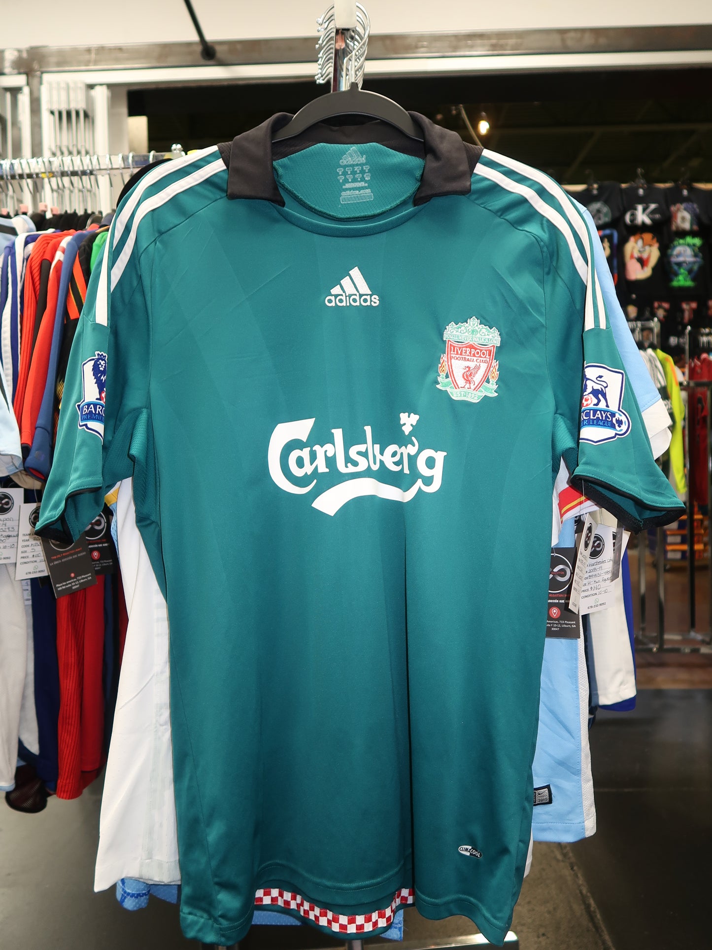 2008-09 Liverpool Gerrard 8 Third Jersey M 9/10