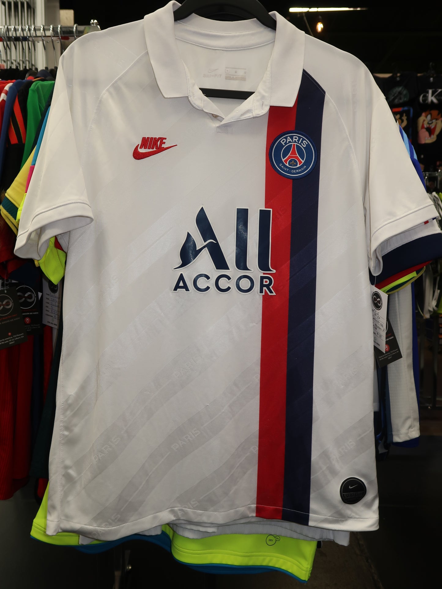 2019-20 Paris Saint-Germain Neymar Jr 10 Away Jersey M 9/10