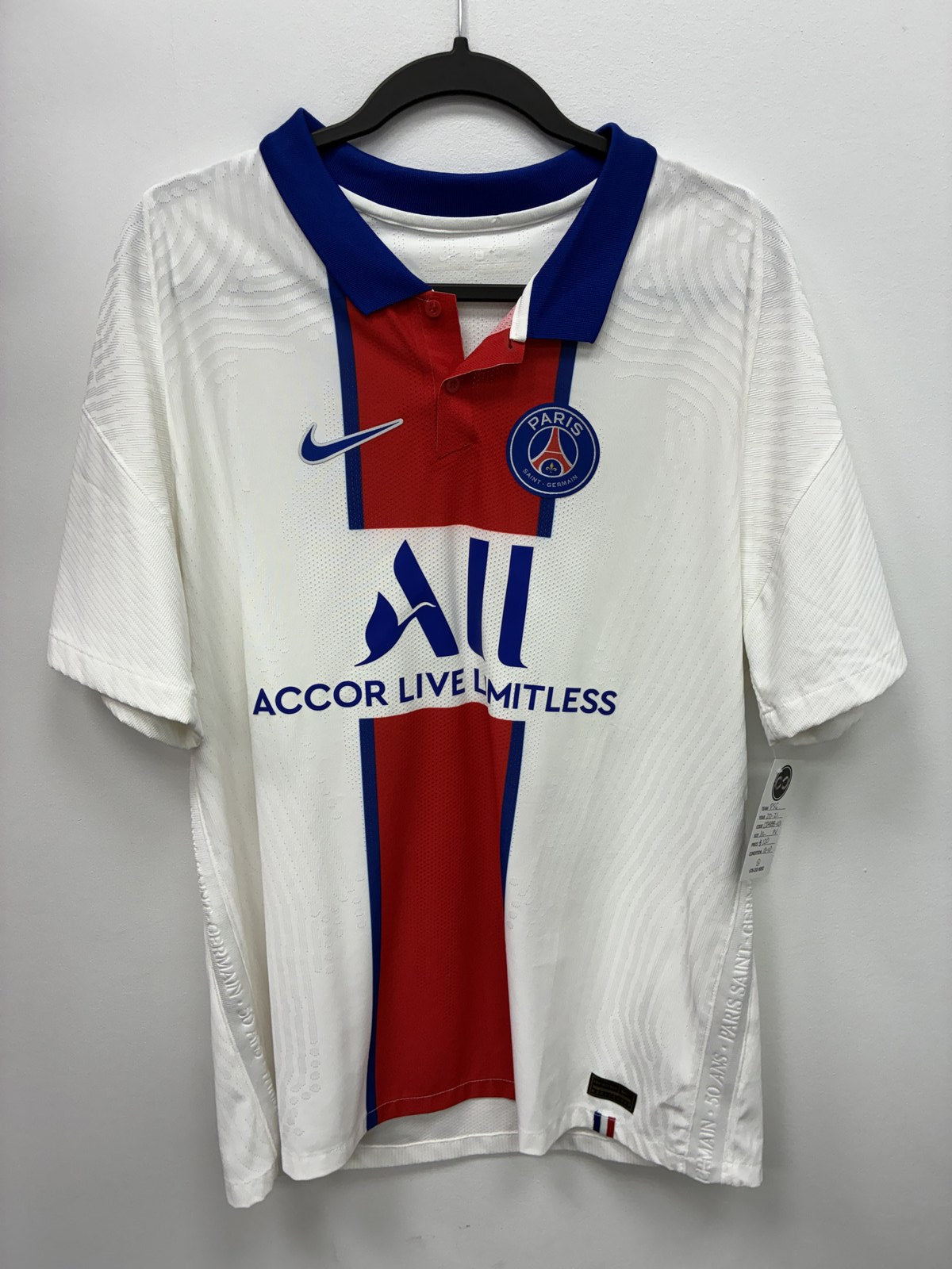 2020-21 Paris Saint-Germain Away 50th Anniversary Jersey X-Large