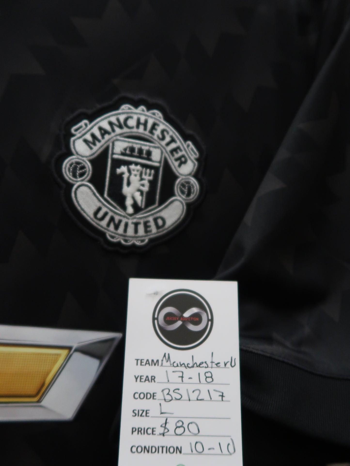 2017-18 Manchester United Away Jersey L 10/10
