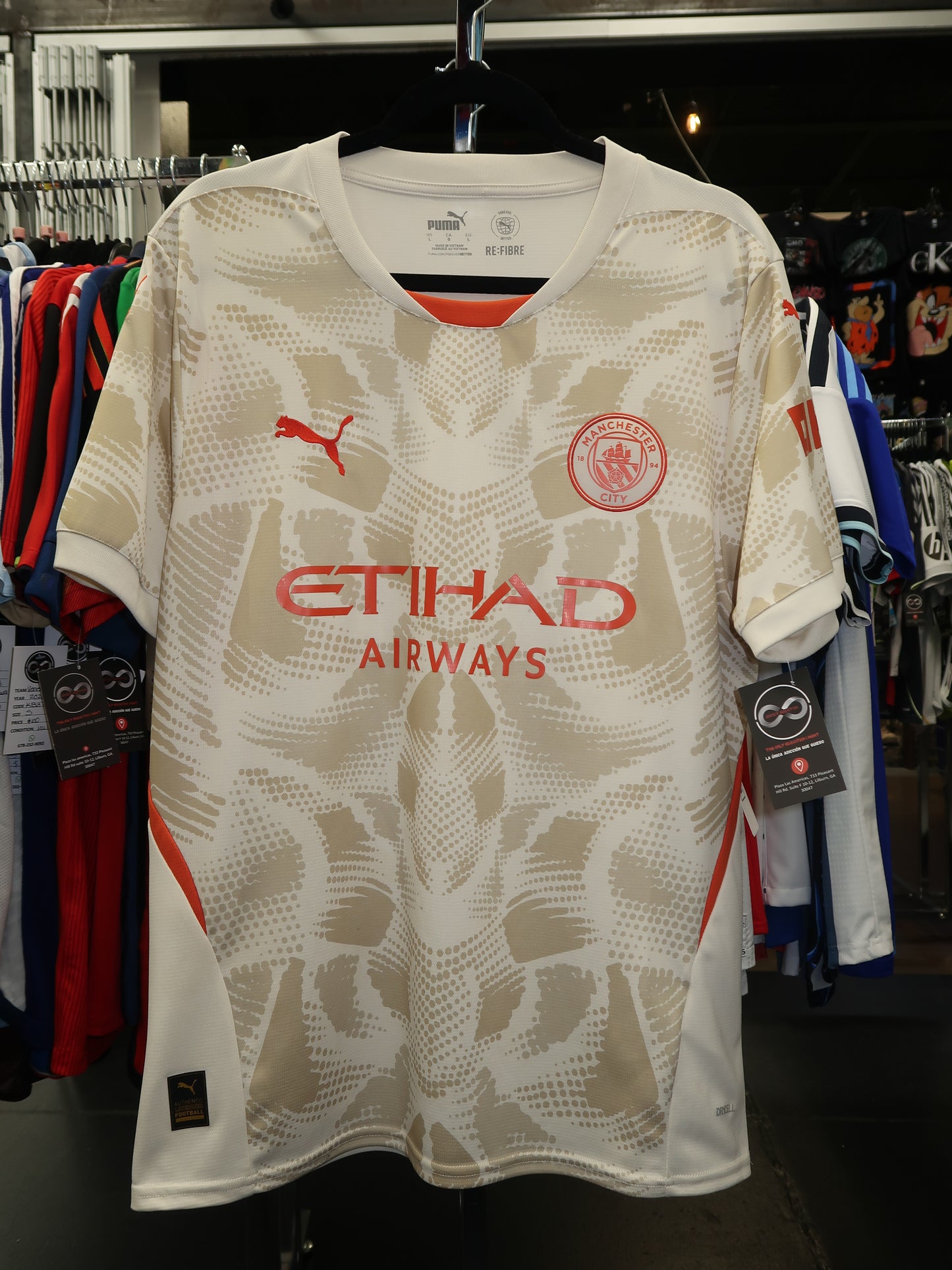 2024-25 Manchester City Away Jersey L 10/10