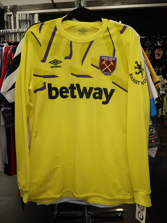 2019-20 West Ham United Goalkeeper Jersey M 8/10