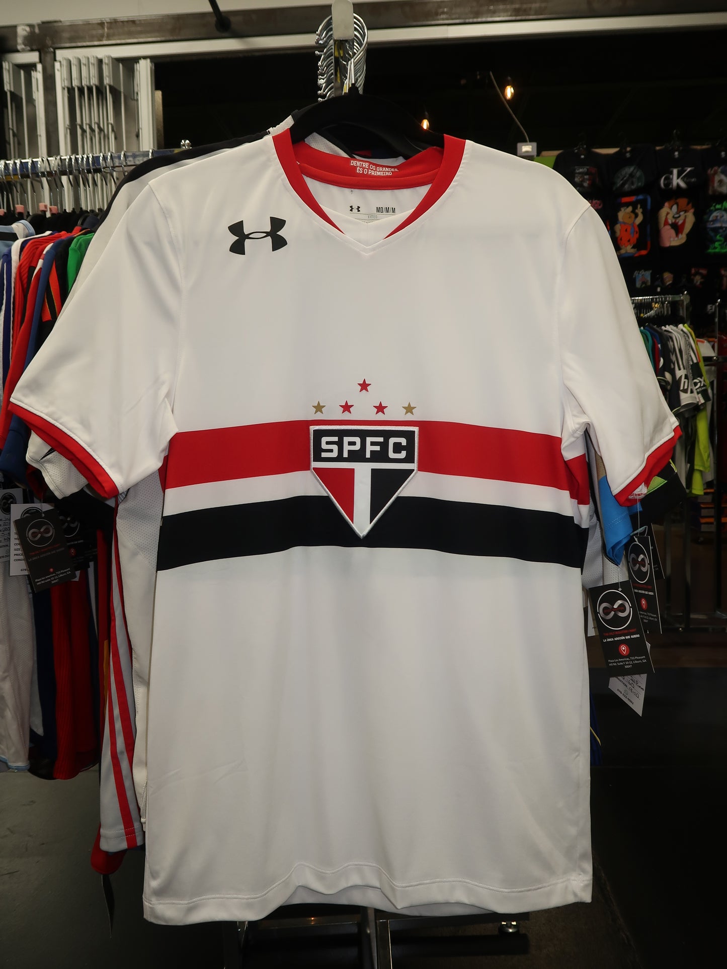 2015-16 São Paulo FC Home Jersey M 9/10