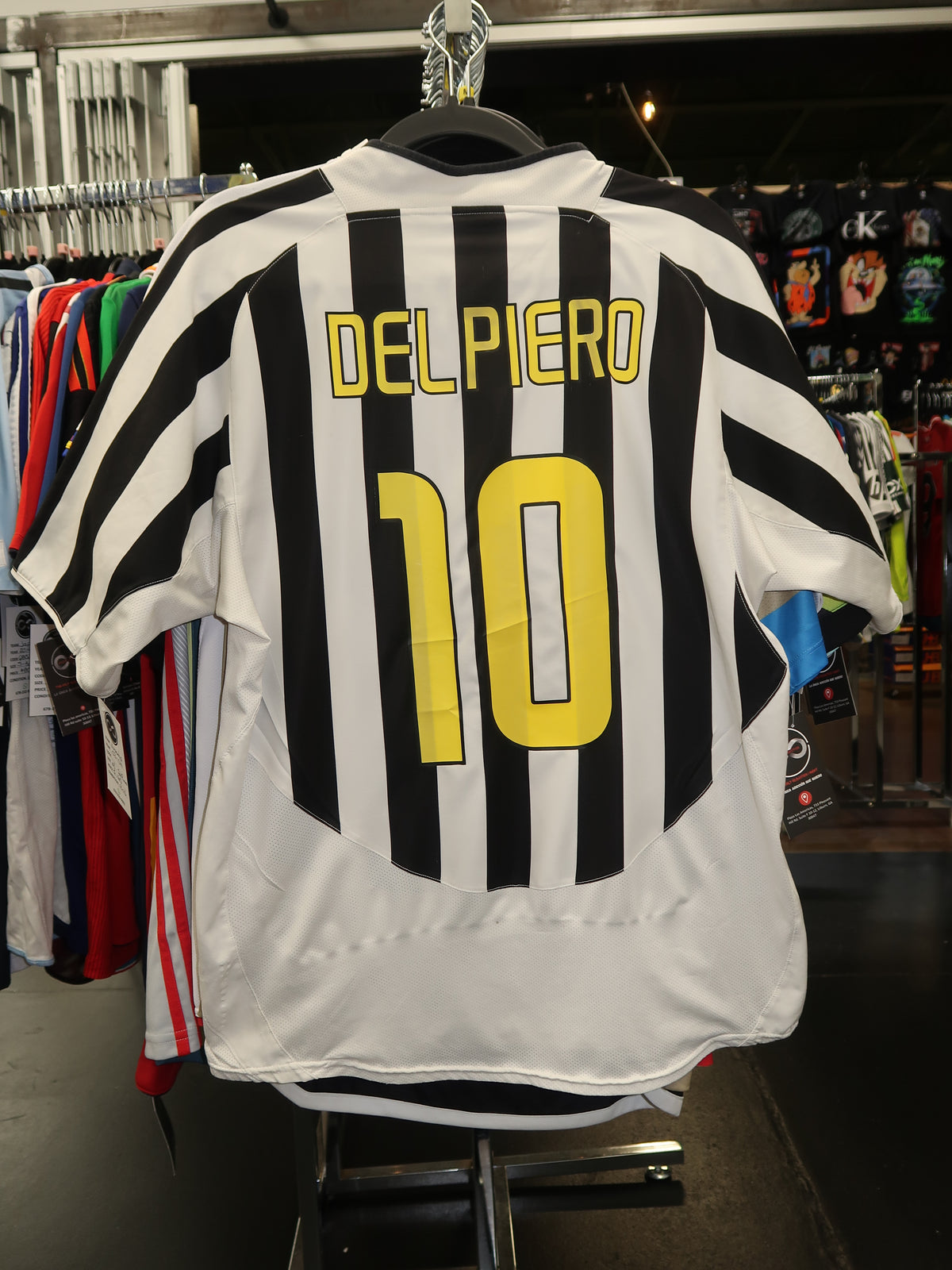 2003-04 Juventus Del Piero 10 Home Jersey M 9/10