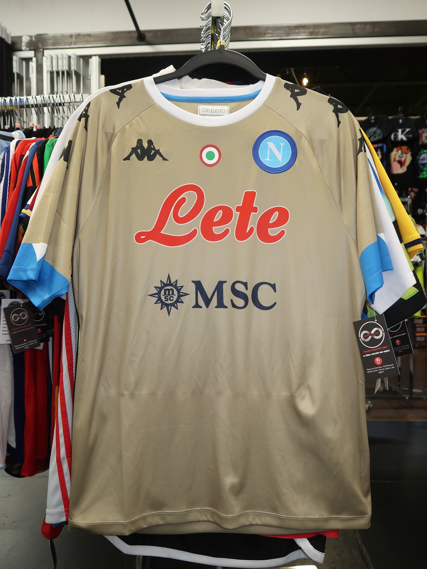 2021 Napoli Third Jersey M NWT
