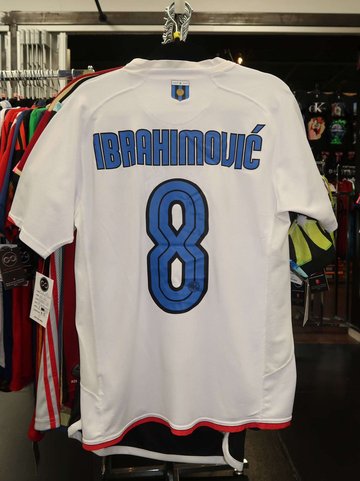2008-09 Inter Milan Ibrahimović 8 Home Jersey M 9/10