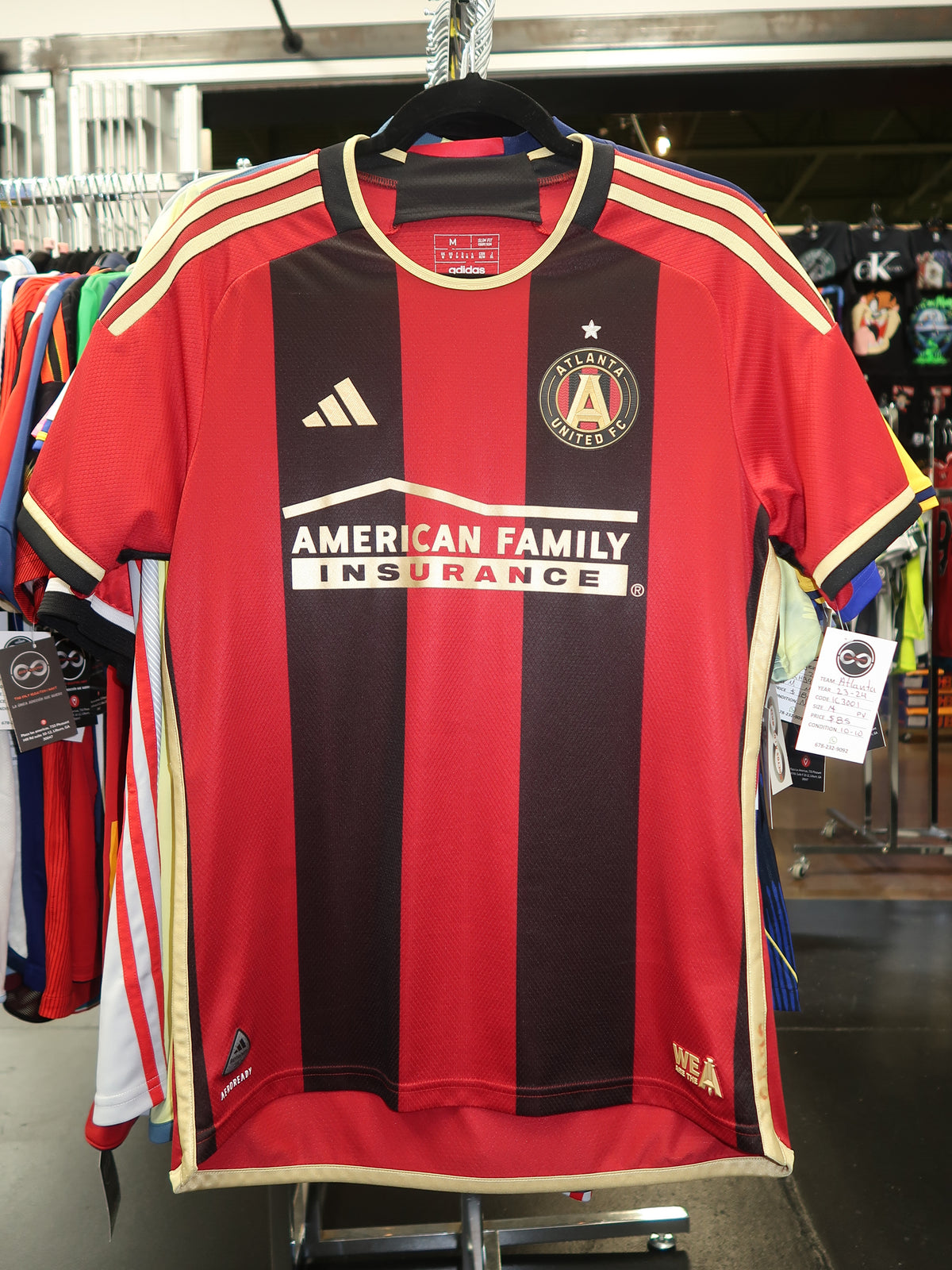 2023-24 Atlanta United Home Jersey M 10/10