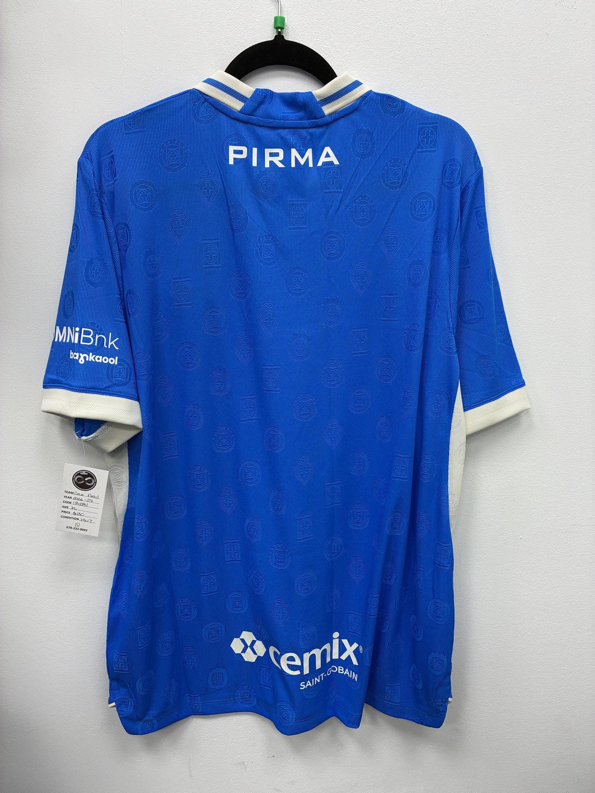 Retro Cruz Azul Home Jersey Large