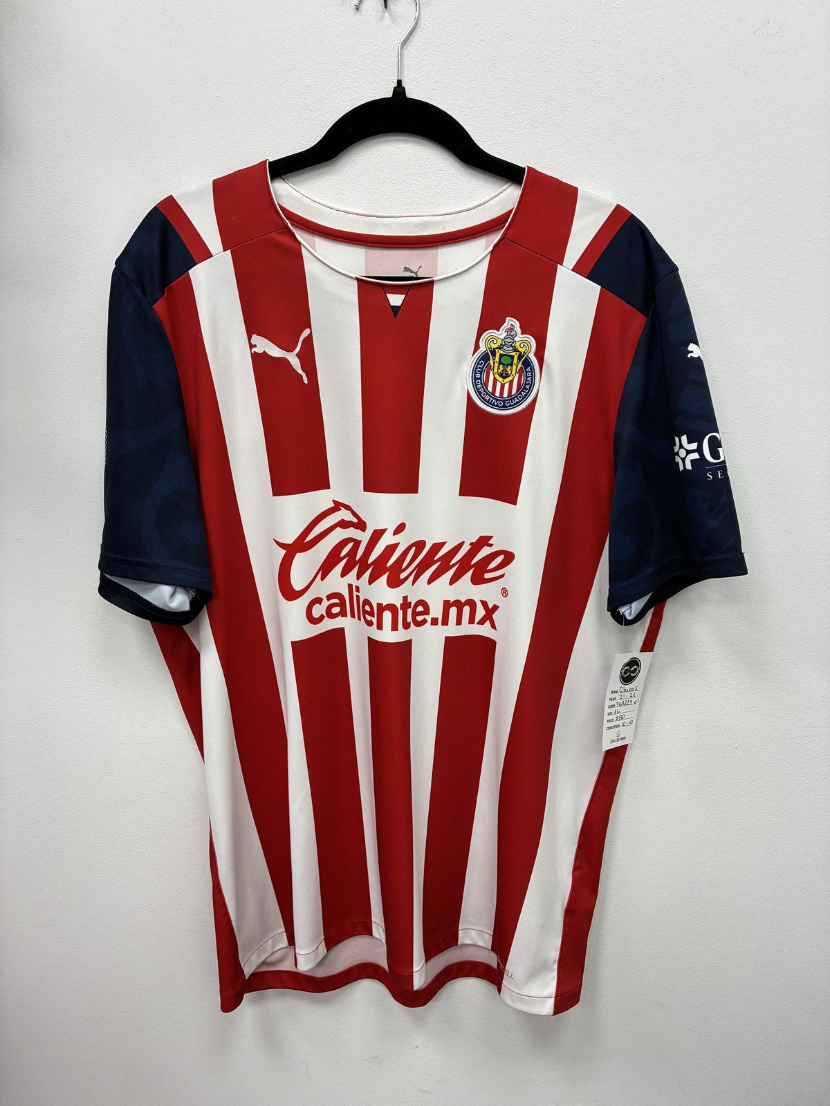 2021-22 Chivas Guadalajara Home Jersey X-Large