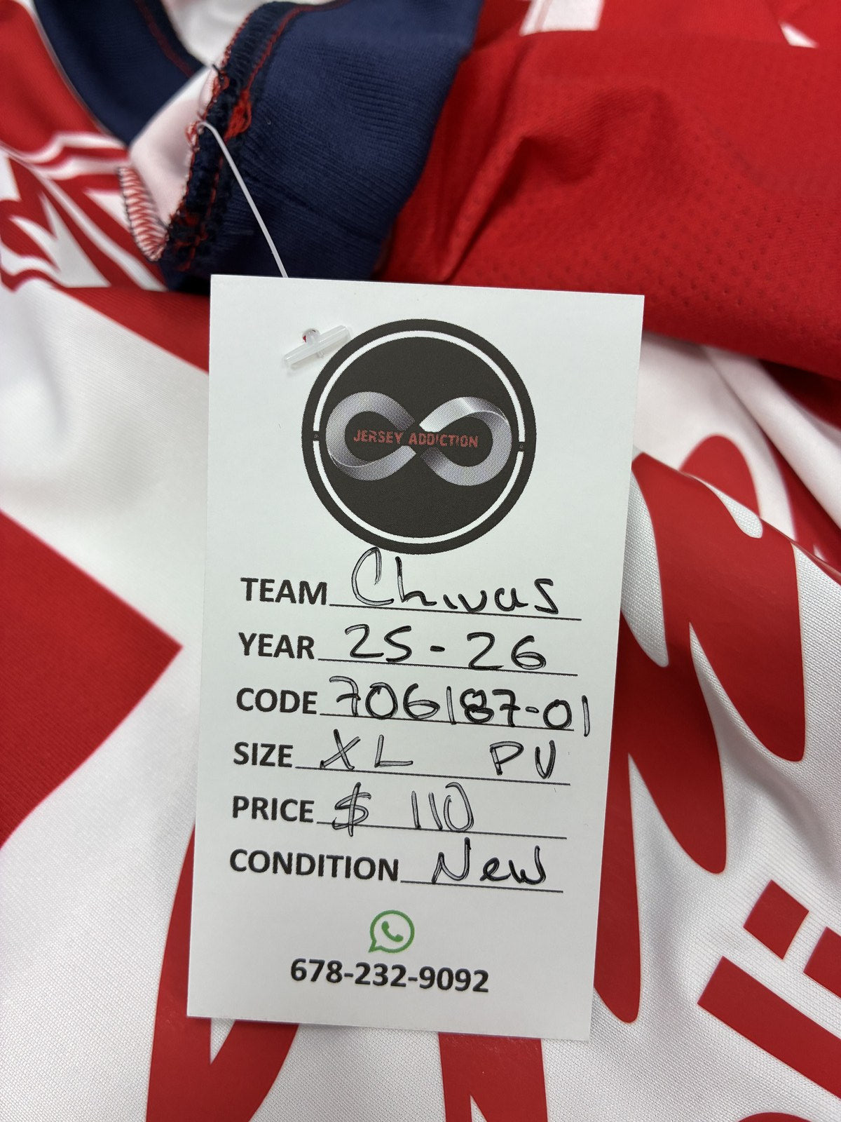 2025-26 Chivas de Guadalajara Player Version Home Jersey