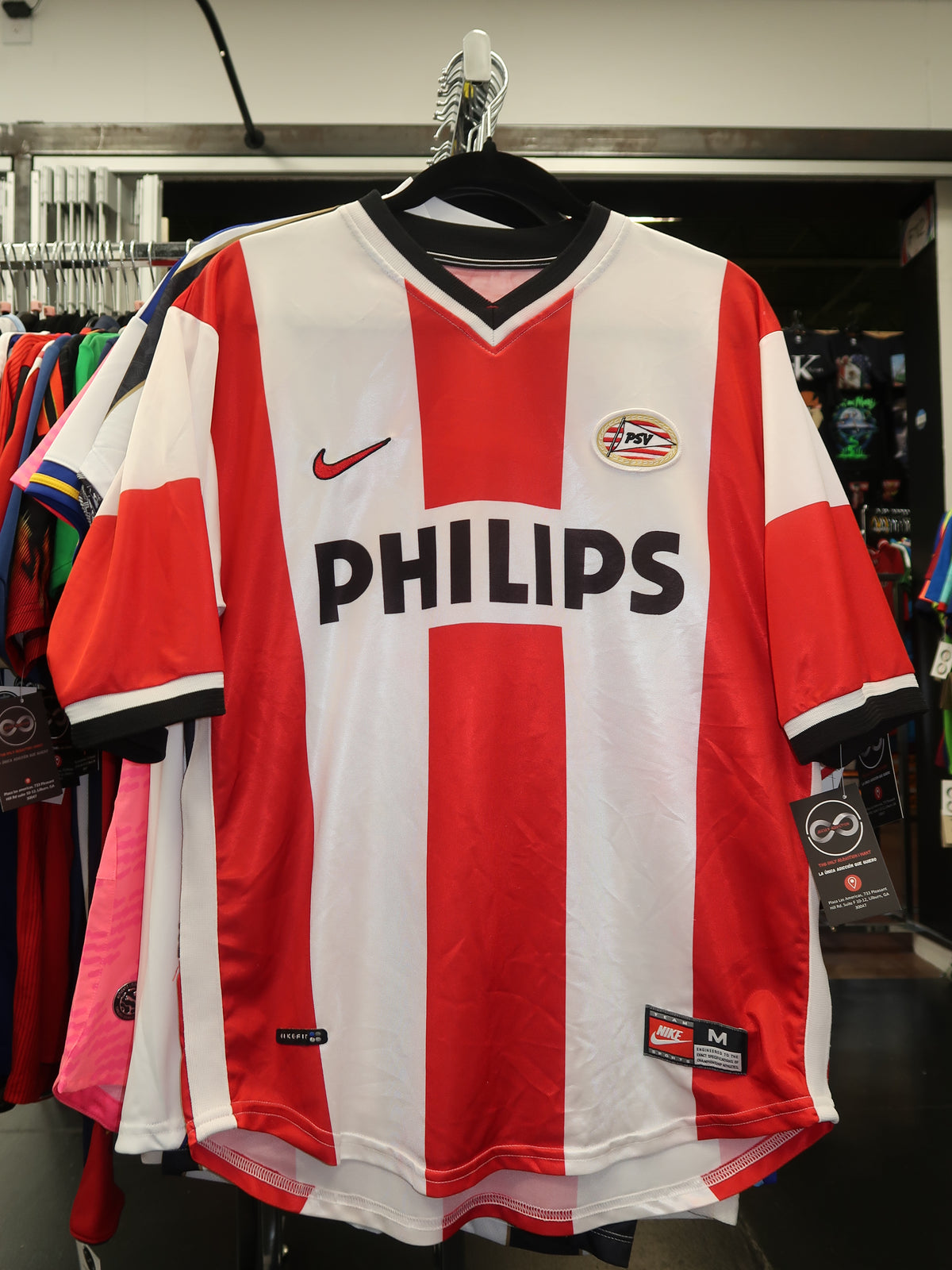 1998-2000 PSV Van Nistelrooy 8 Home Jersey M 9/10