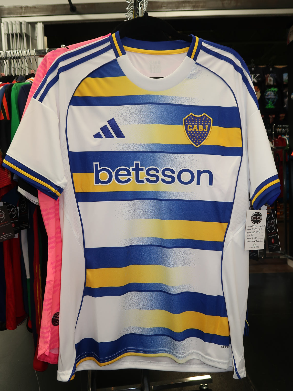 2026-27 Boca Juniors Home Jersey M NWT