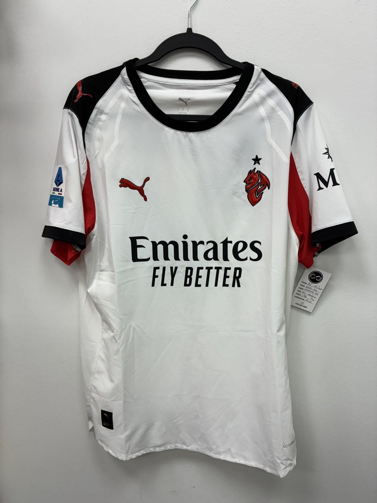 2025-26 AC Milan Away Jersey X-Large