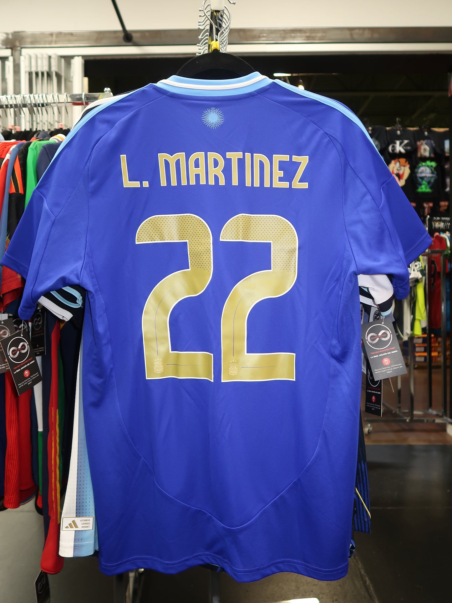2024 Argentina L. Martinez 22 Away Jersey M New