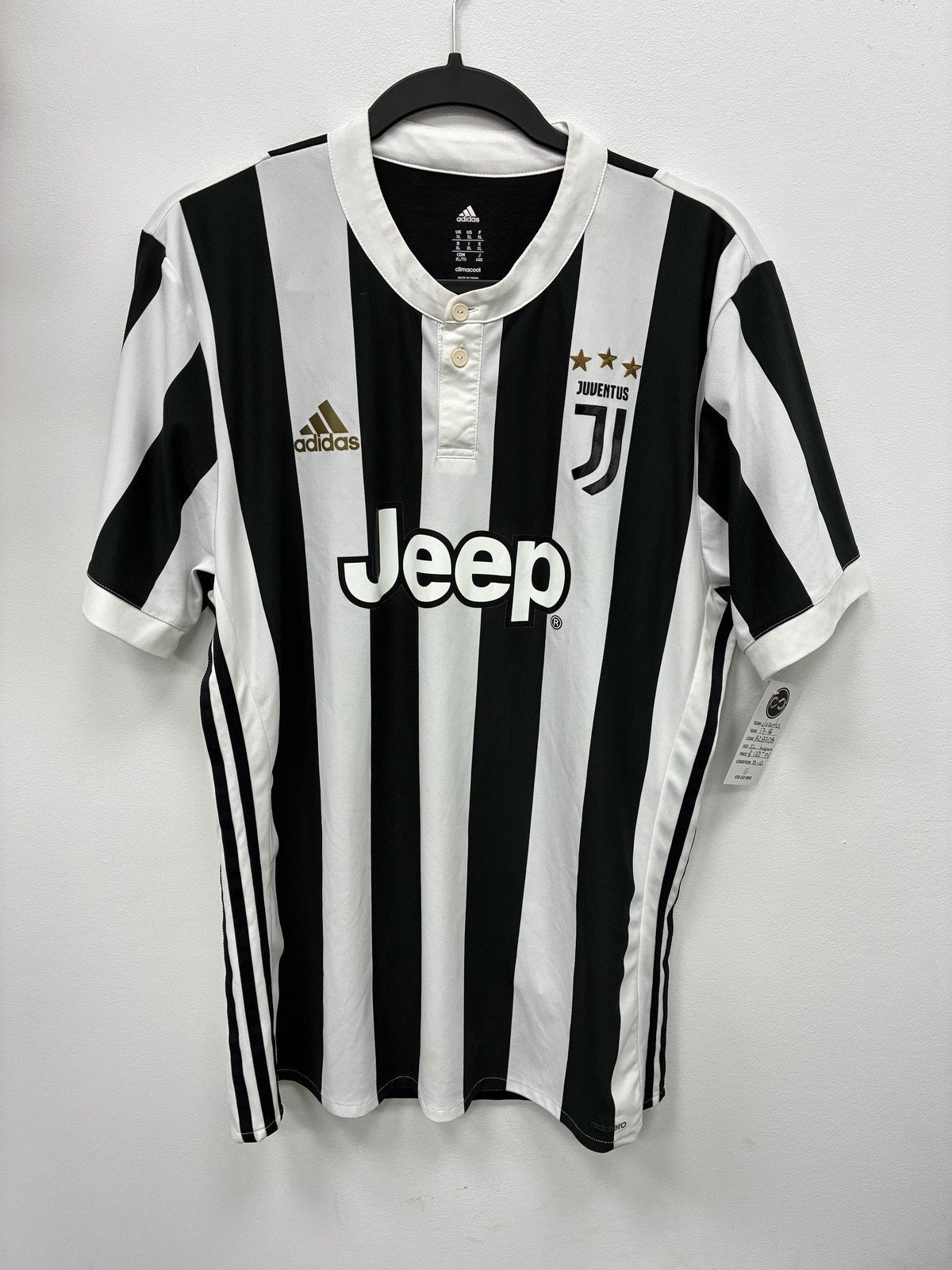 2017-18 Juventus Home Jersey X-Large