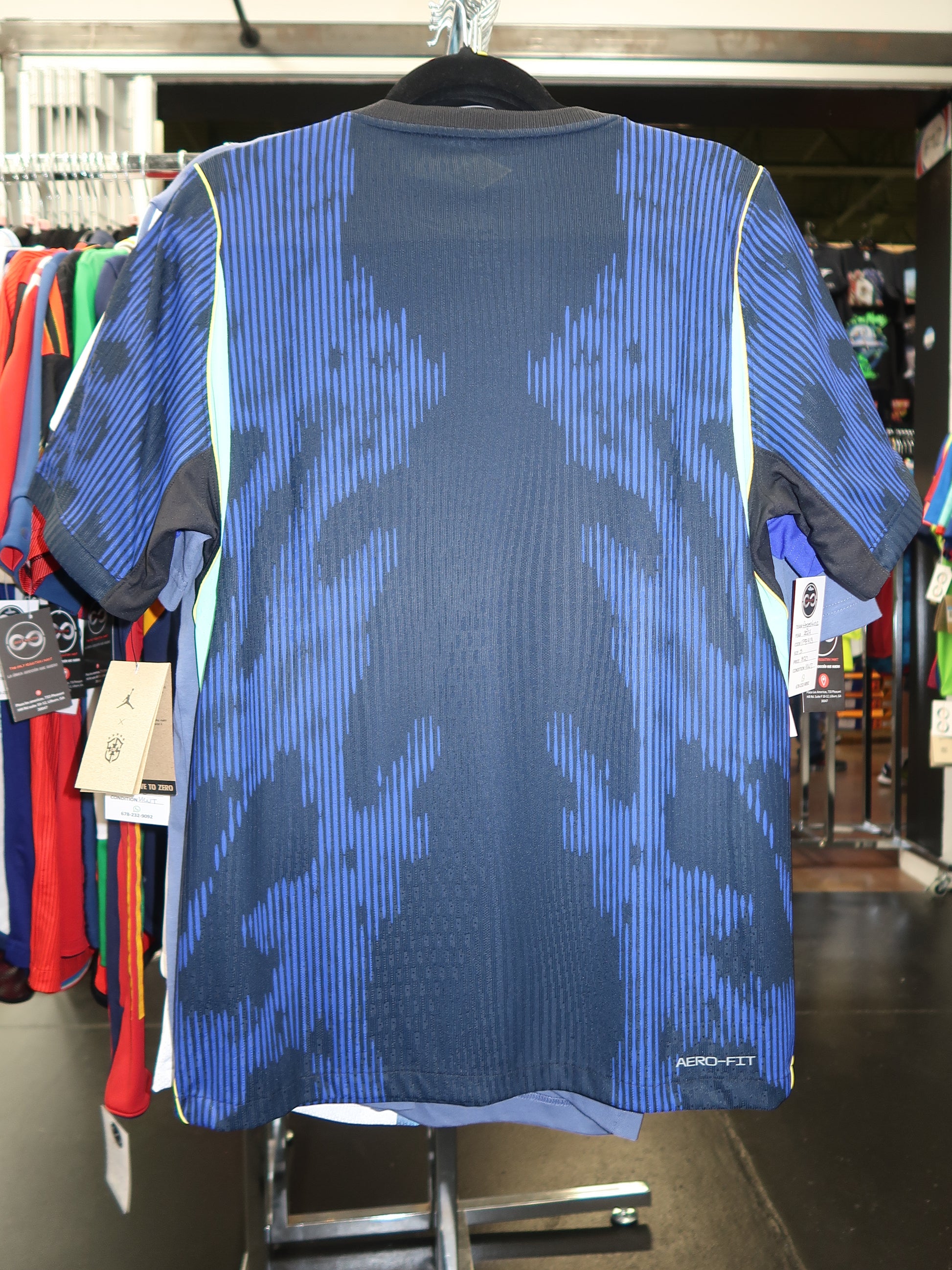 2026 Brazil Jordan Away Jersey back