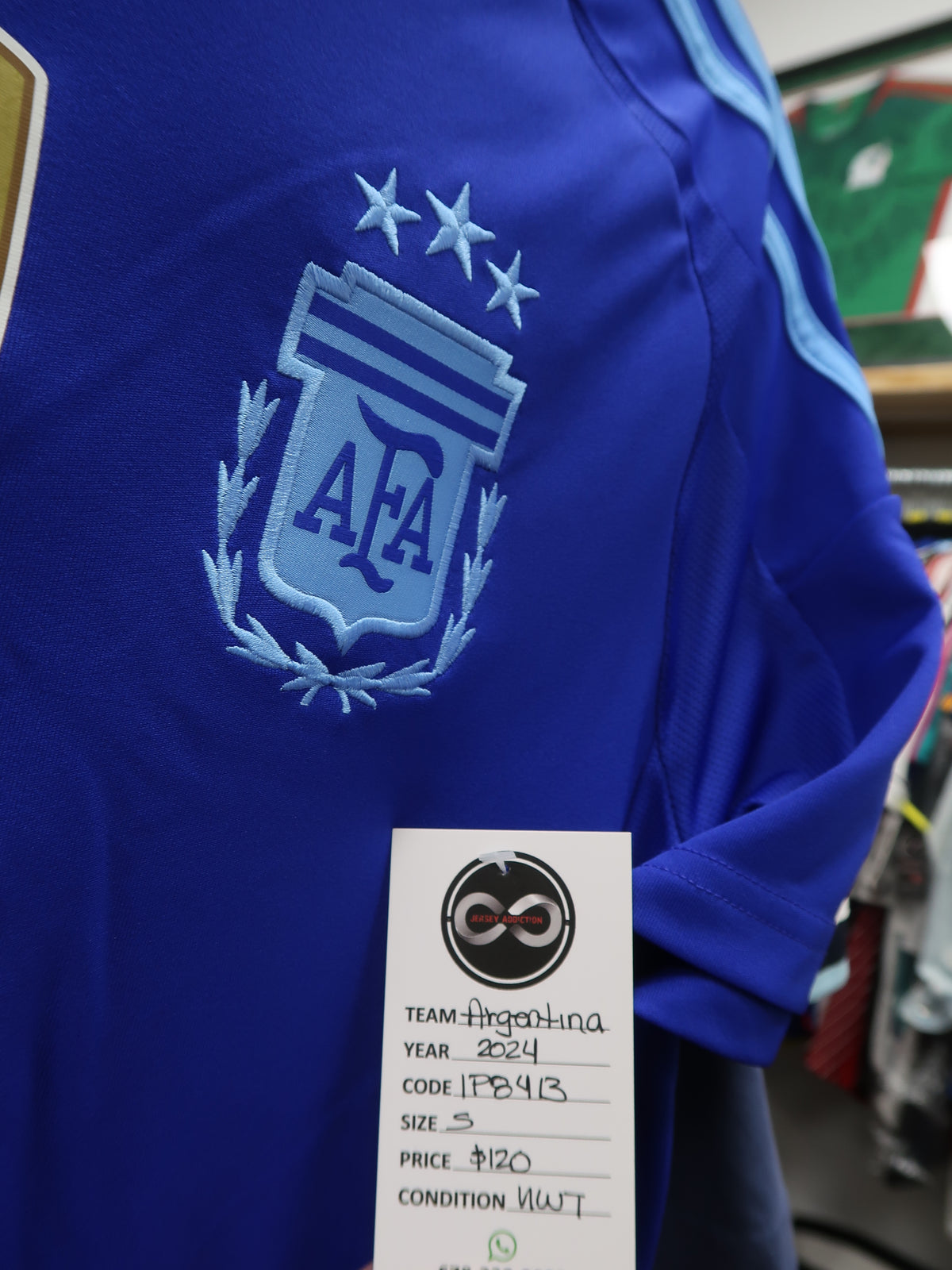 2024 Argentina Messi 10 Away Jersey tag