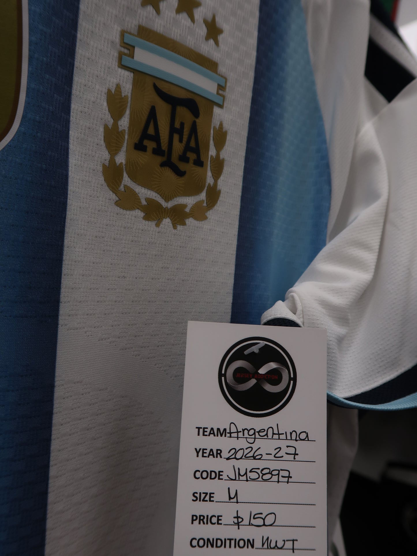 2026-27 Argentina Home Jersey tag