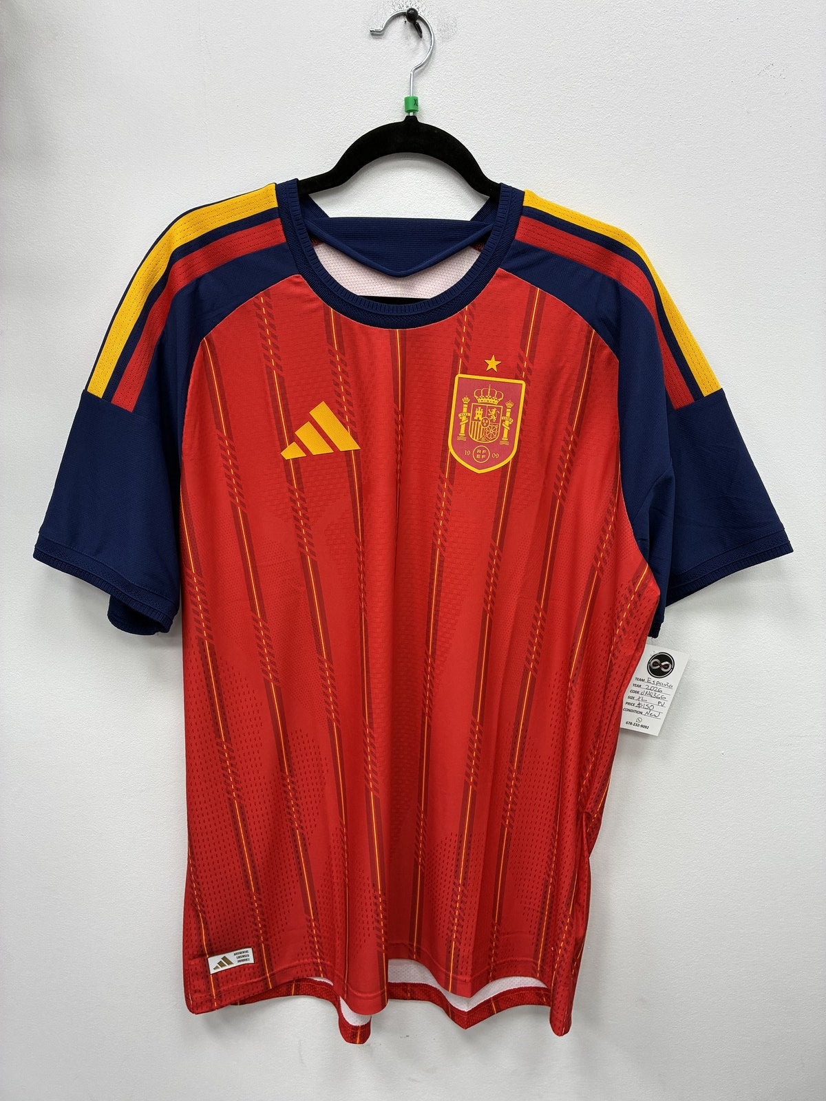 2026 Spain Home Jersey X-Large