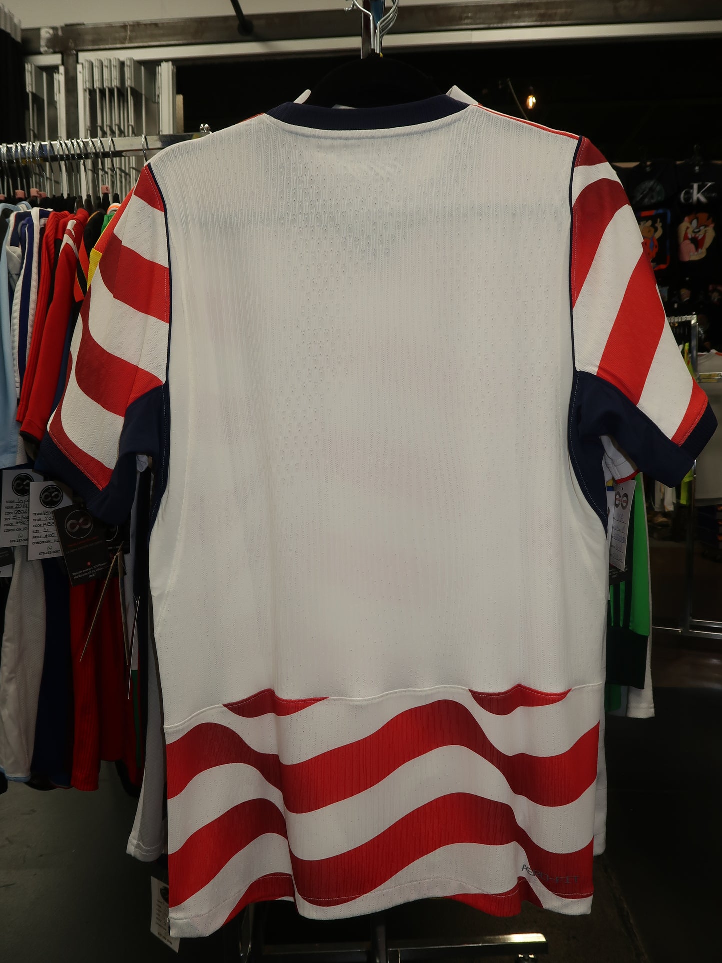 2026 USA Player Version Away Jersey back
