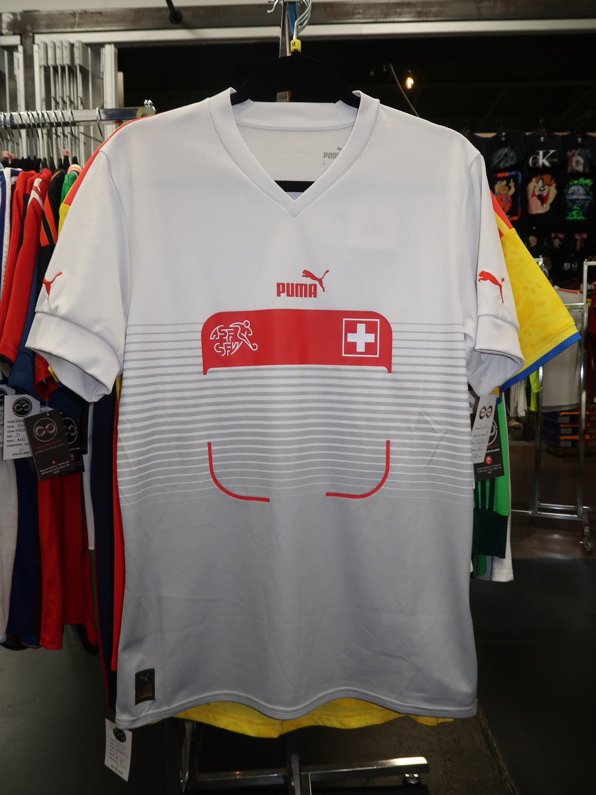 2022 Switzerland Away Jersey front