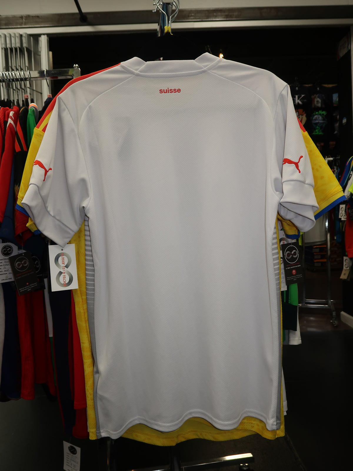 2022 Switzerland Away Jersey back