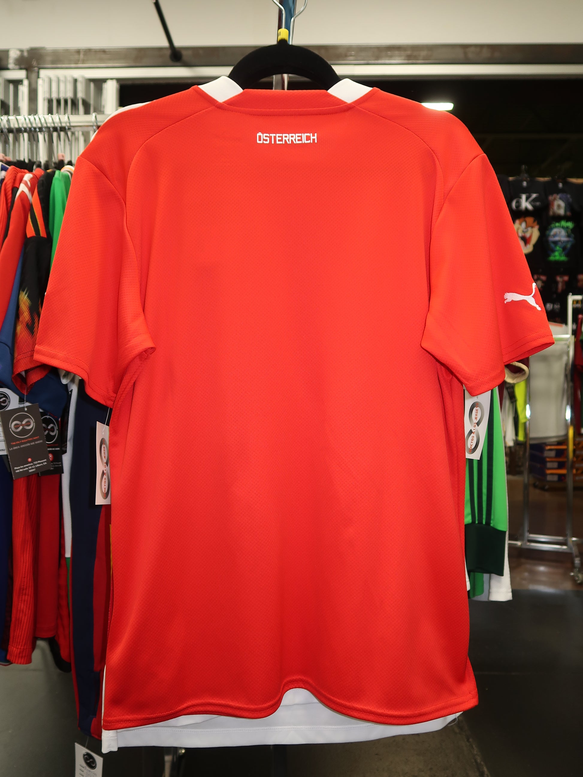 2022 Austria Home Jersey back